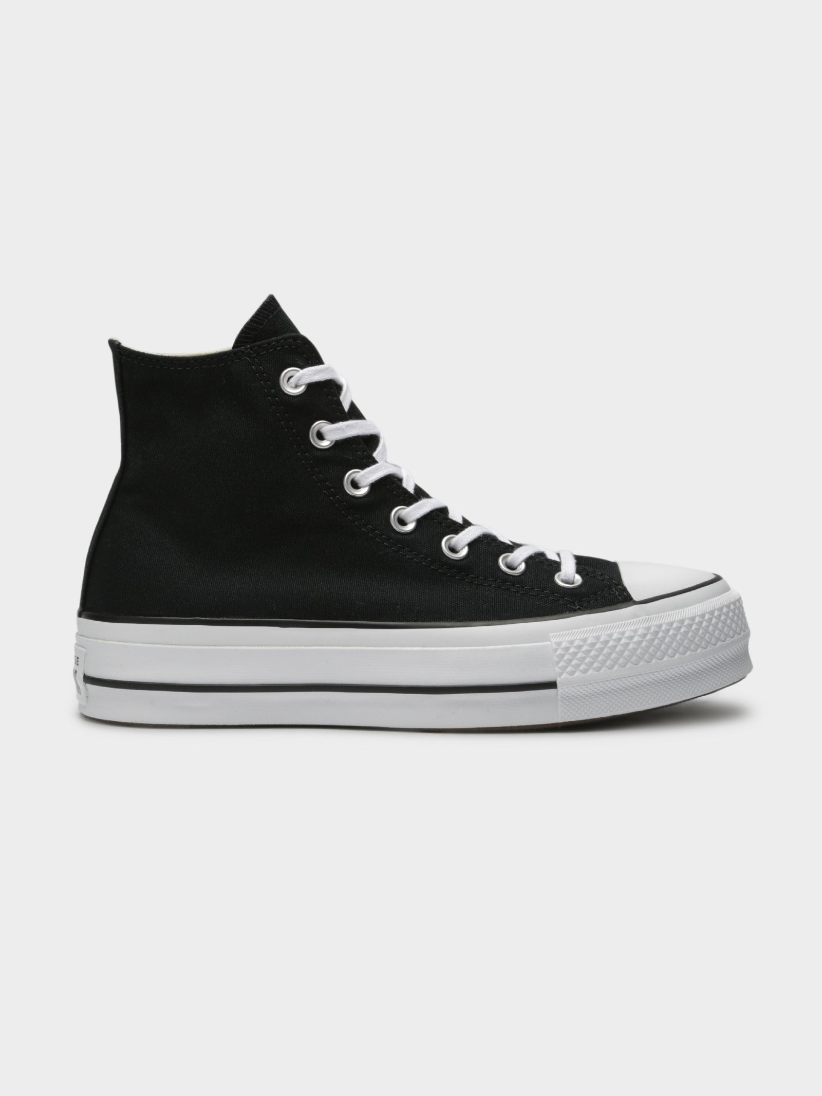 Hi top black platform converse Clearance