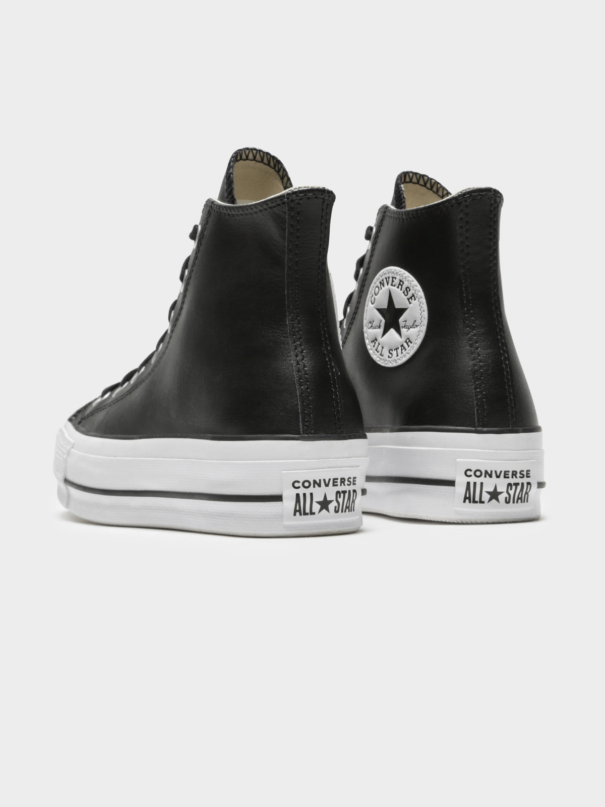 Chuck Taylor All Star Lift Clean Hi -Top Sneakers in Black