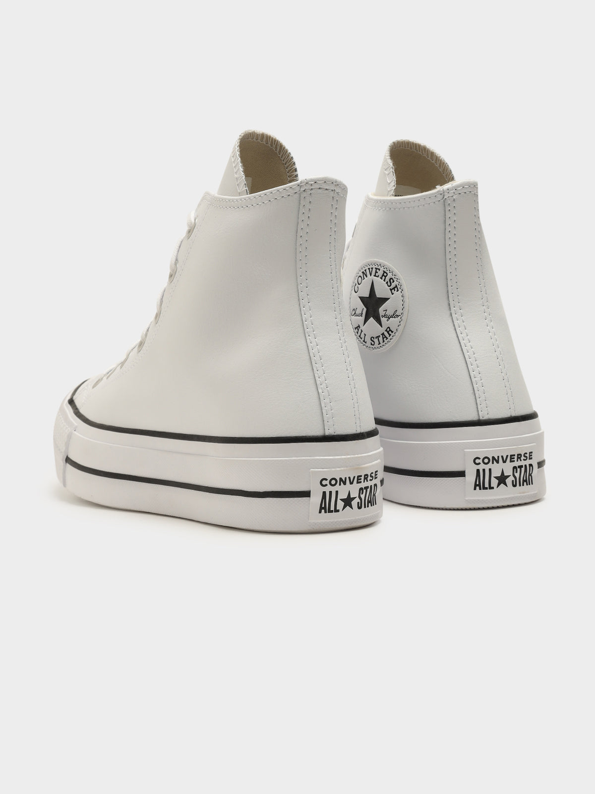 Womens Chuck Taylor All Star Lift Canvas High Top in White