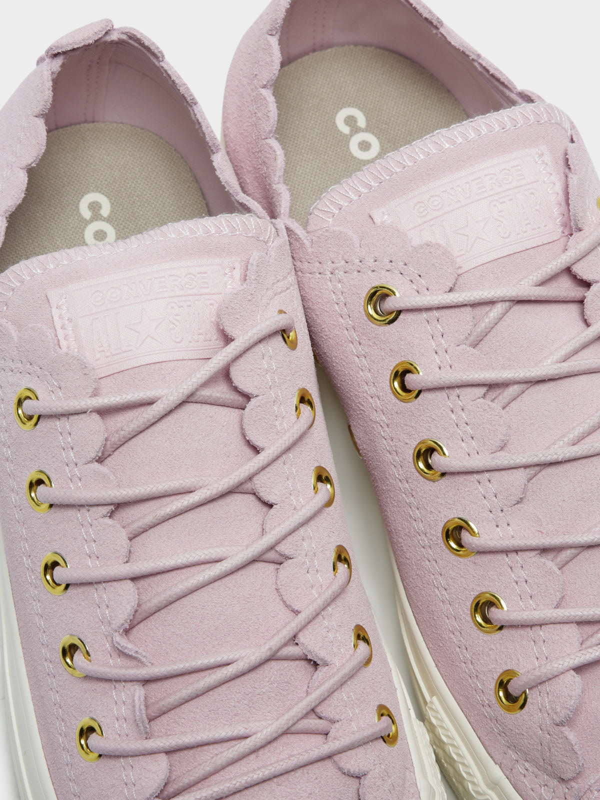 Womens Chuck Taylor All Stars Frilly Thrills in Pink Foam