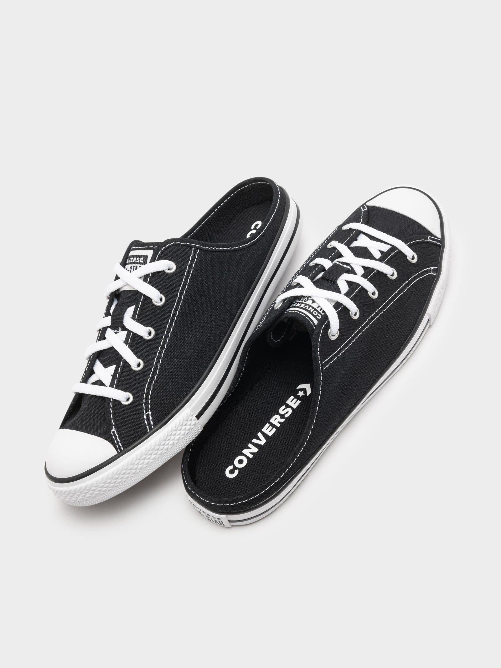Converse Womens Chuck Taylor Dainty Mule Slip Black White