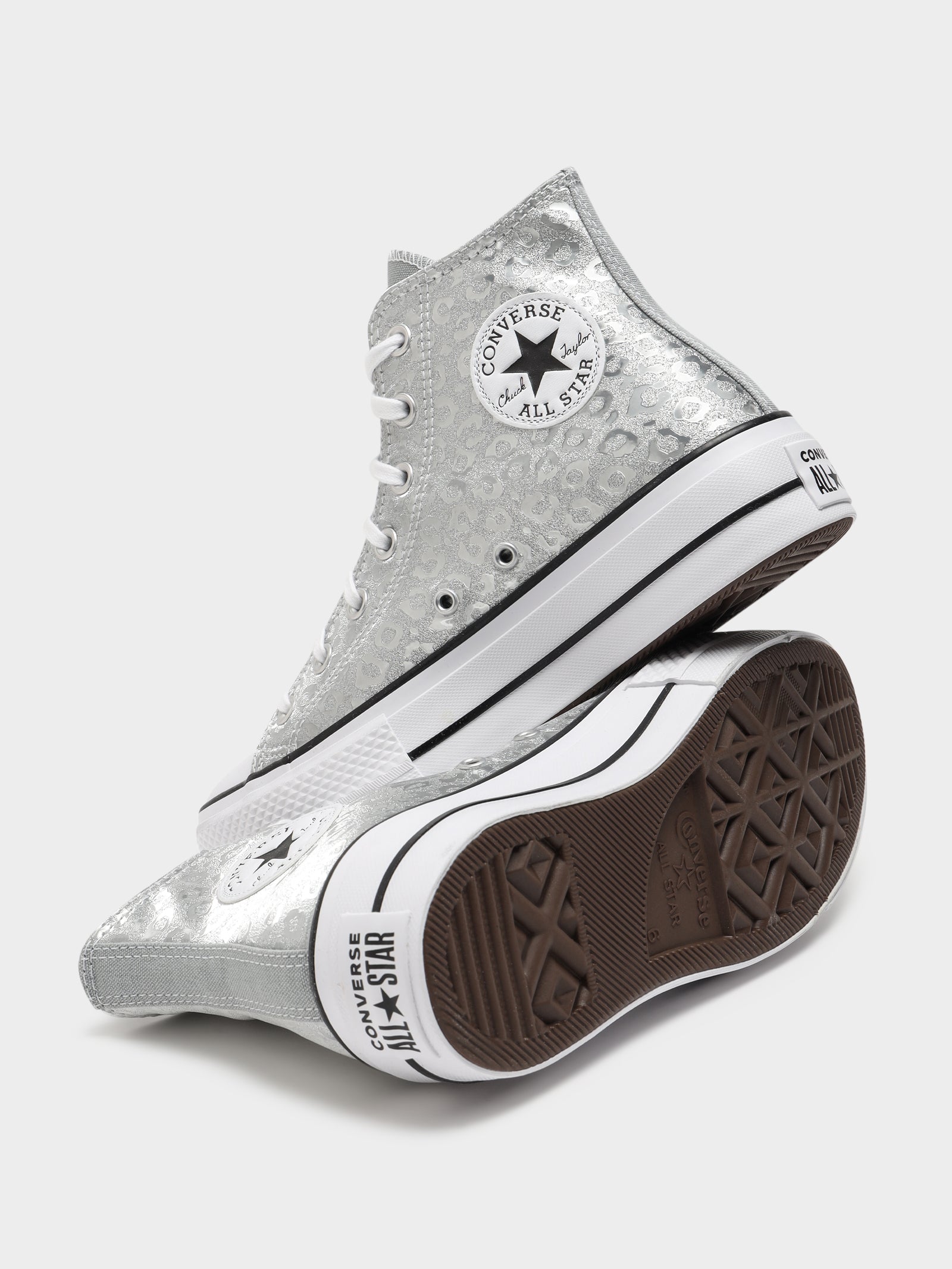 converse shoes silver sparkly converse