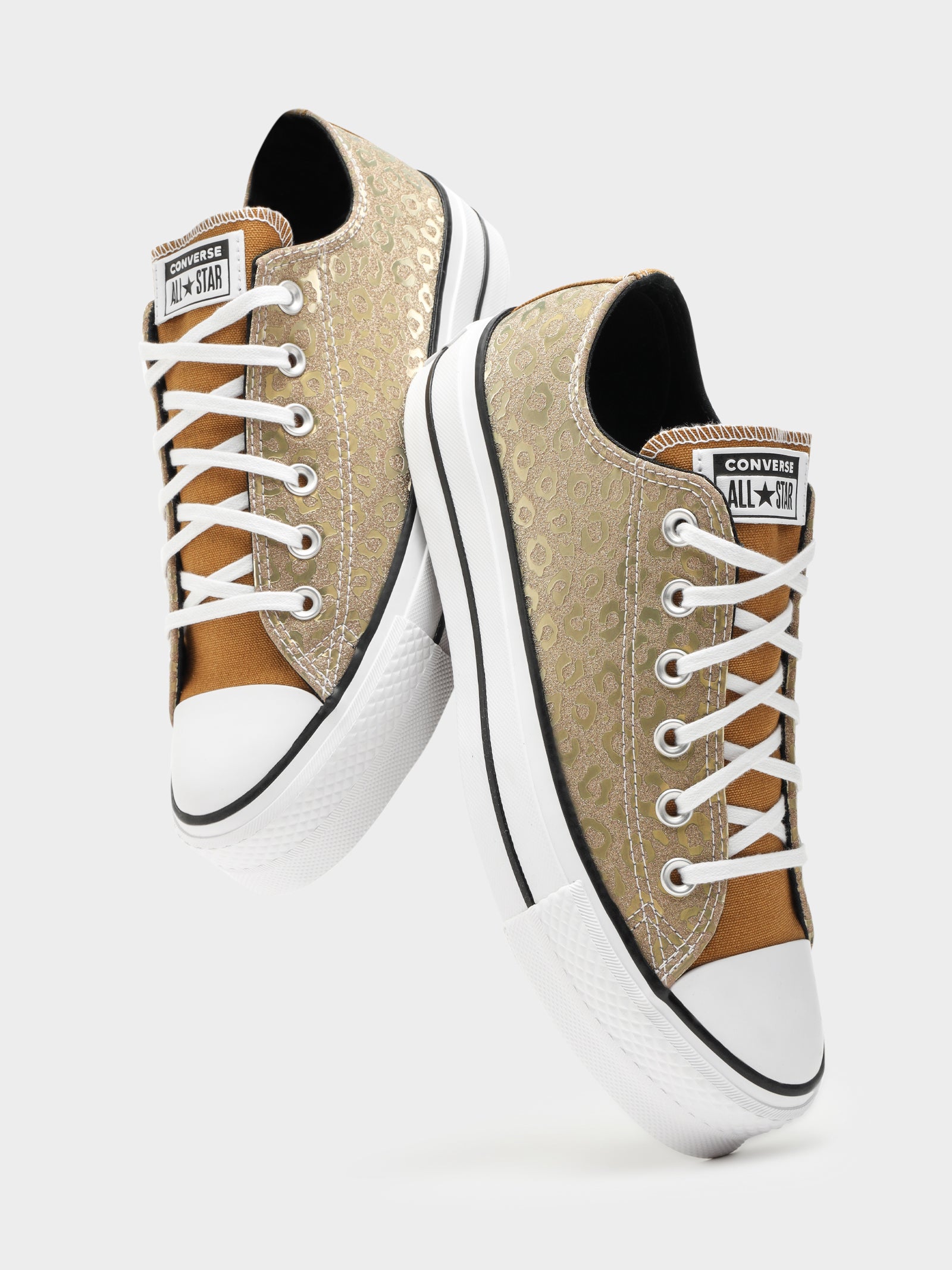 Womens Chuck Taylor All Star Lift Authentic Glam Low Top Sneakers