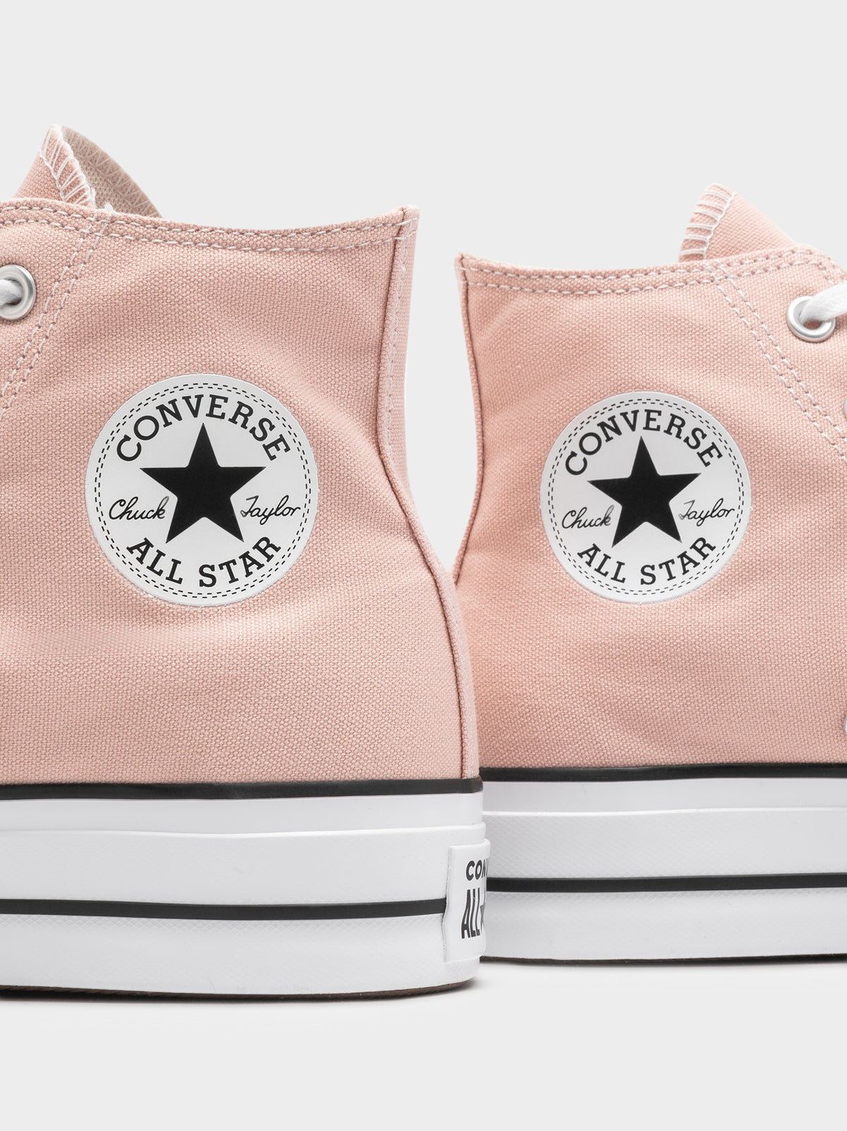 Womens CT All Star High Top in Pink &amp; White
