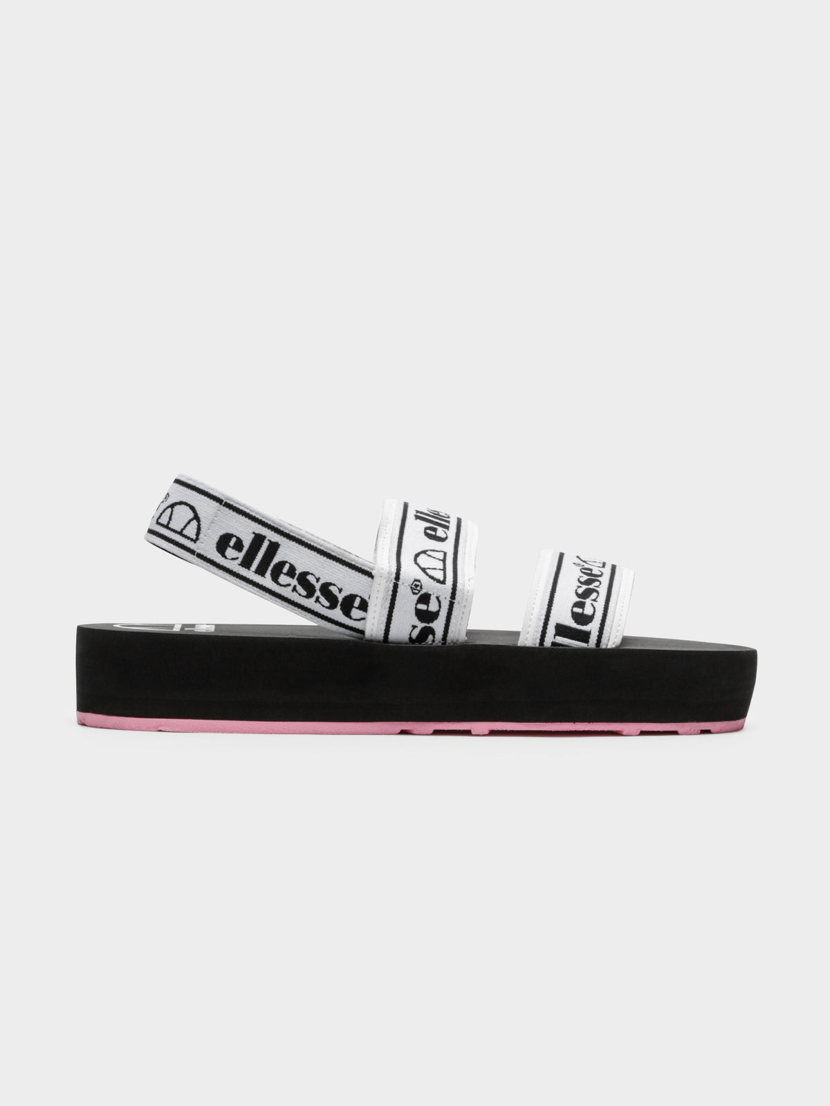 Giglio Sandals in White Black &amp; Pink