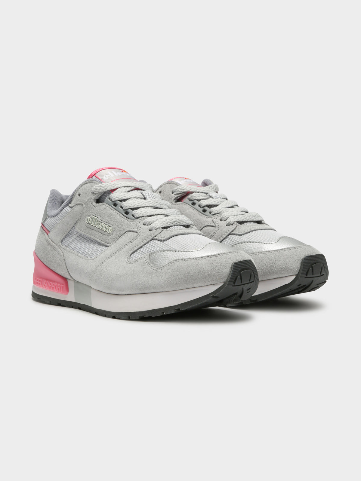 Womens 147 Suede Sneakers in Grey &amp;amp; Pink