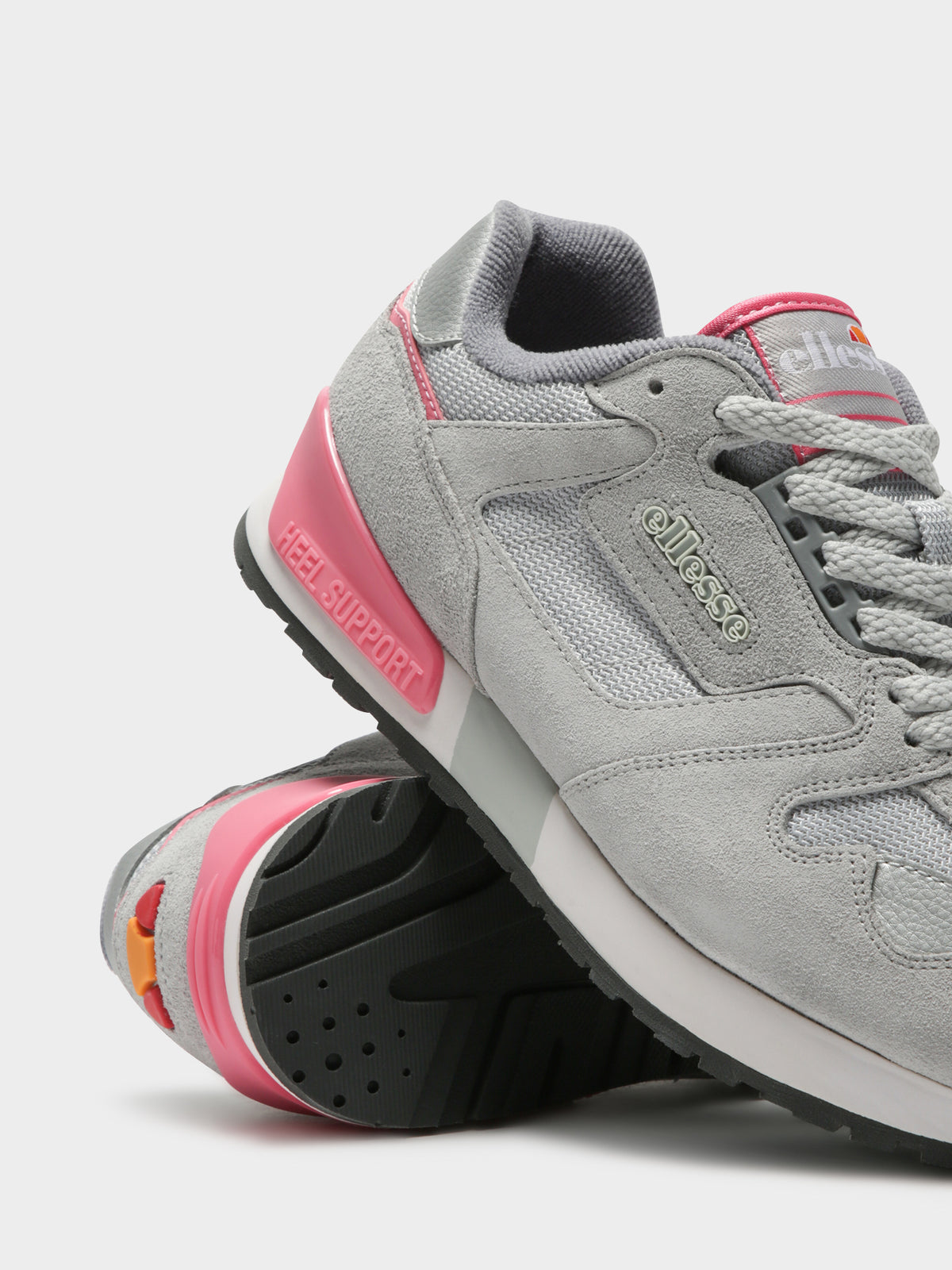 Womens 147 Suede Sneakers in Grey &amp;amp; Pink