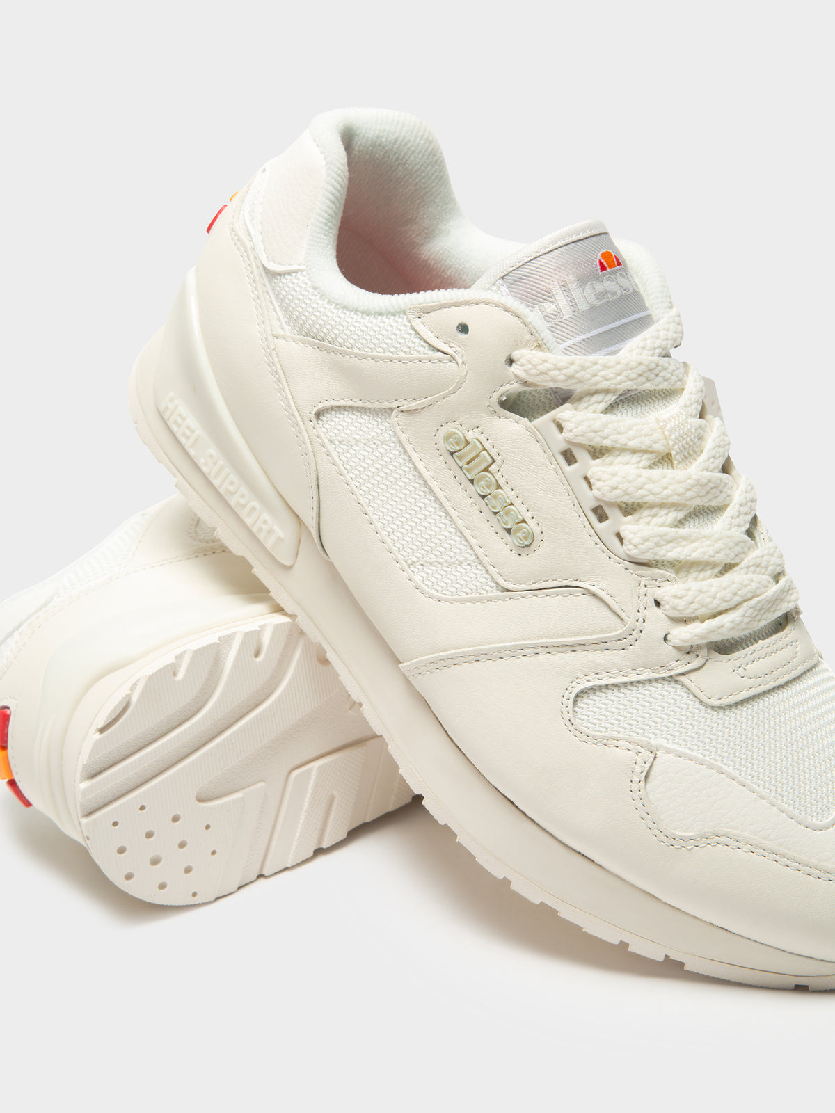 Womens 147 Leather Sneakers in White