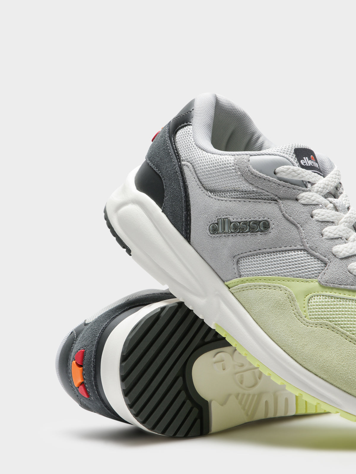 Womens NYC84 Sneakers in Grey &amp;amp; Green