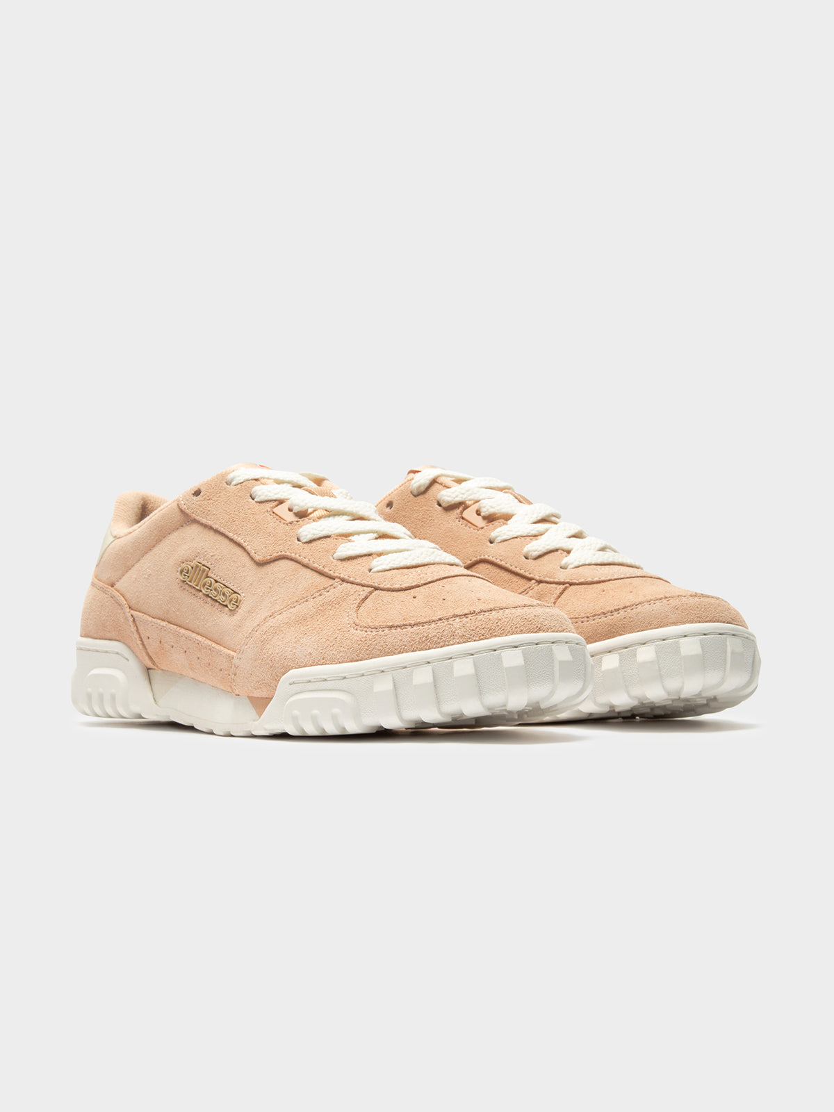 Womens Lo Tanker Sneakers in Natural Suede