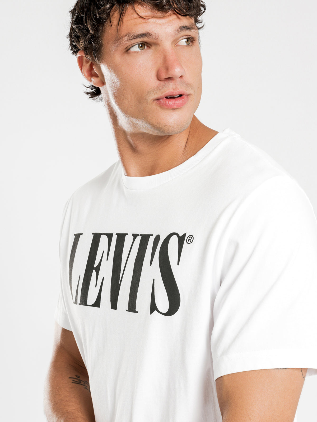 Relaxed Logo Graphic T-Shirt in White