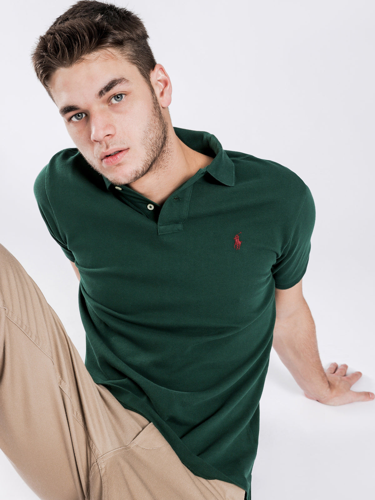 Polo Ralph Lauren Slim Fit Polo Shirt | Green
