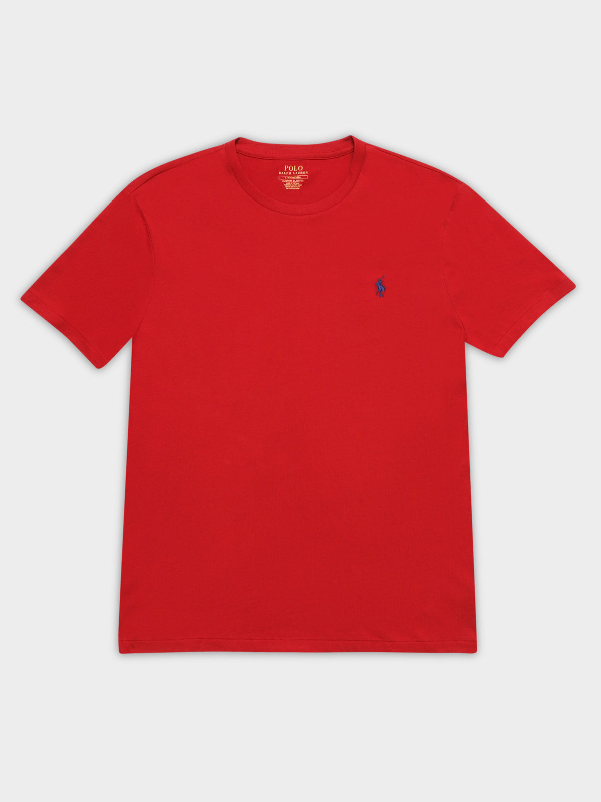 Polo Slim Fit T-Shirt in Red