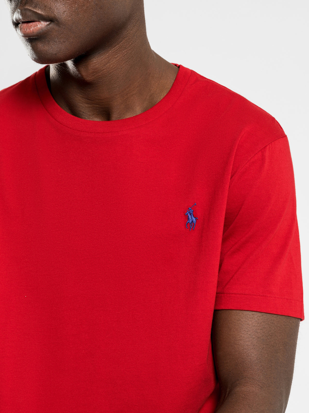 Polo Slim Fit T-Shirt in Red