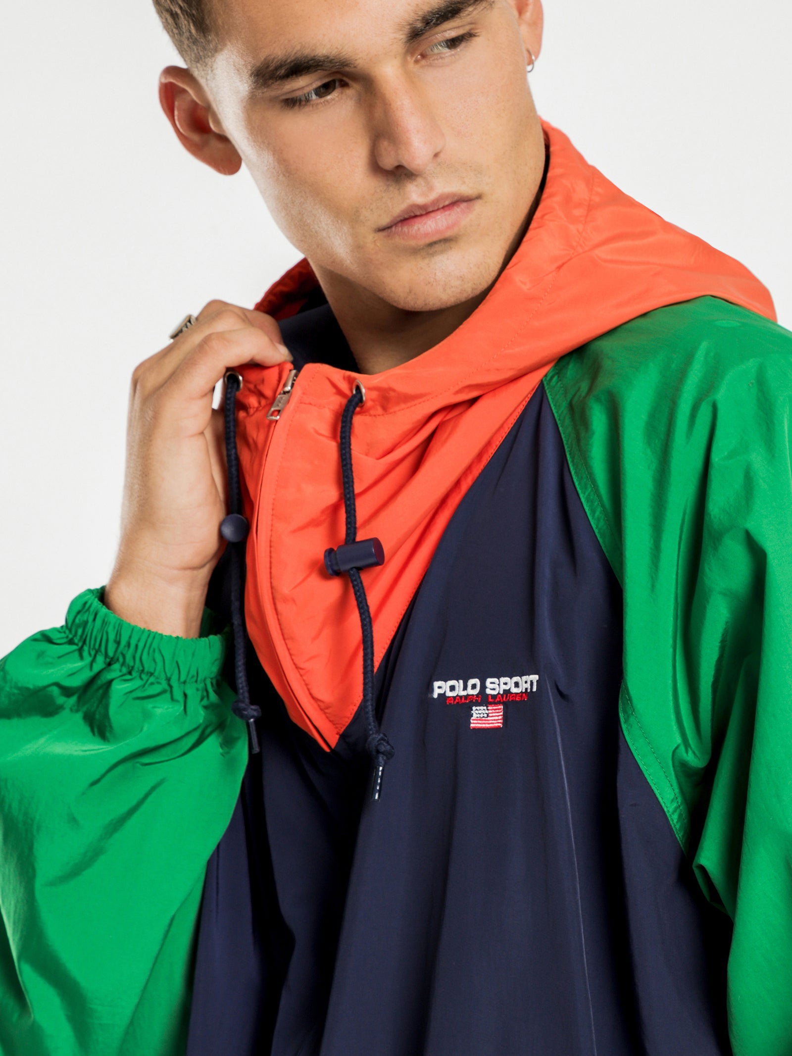 Polo Sport Zip Hooded Windbreaker Jacket