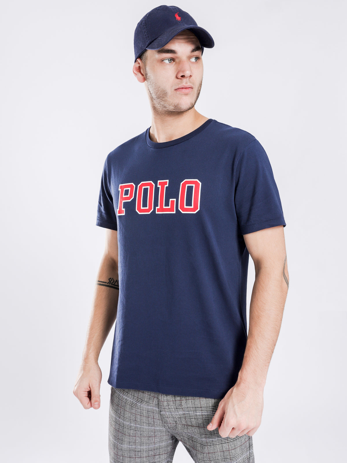 Classic Fit Short Sleeve T-Shirt in Navy
