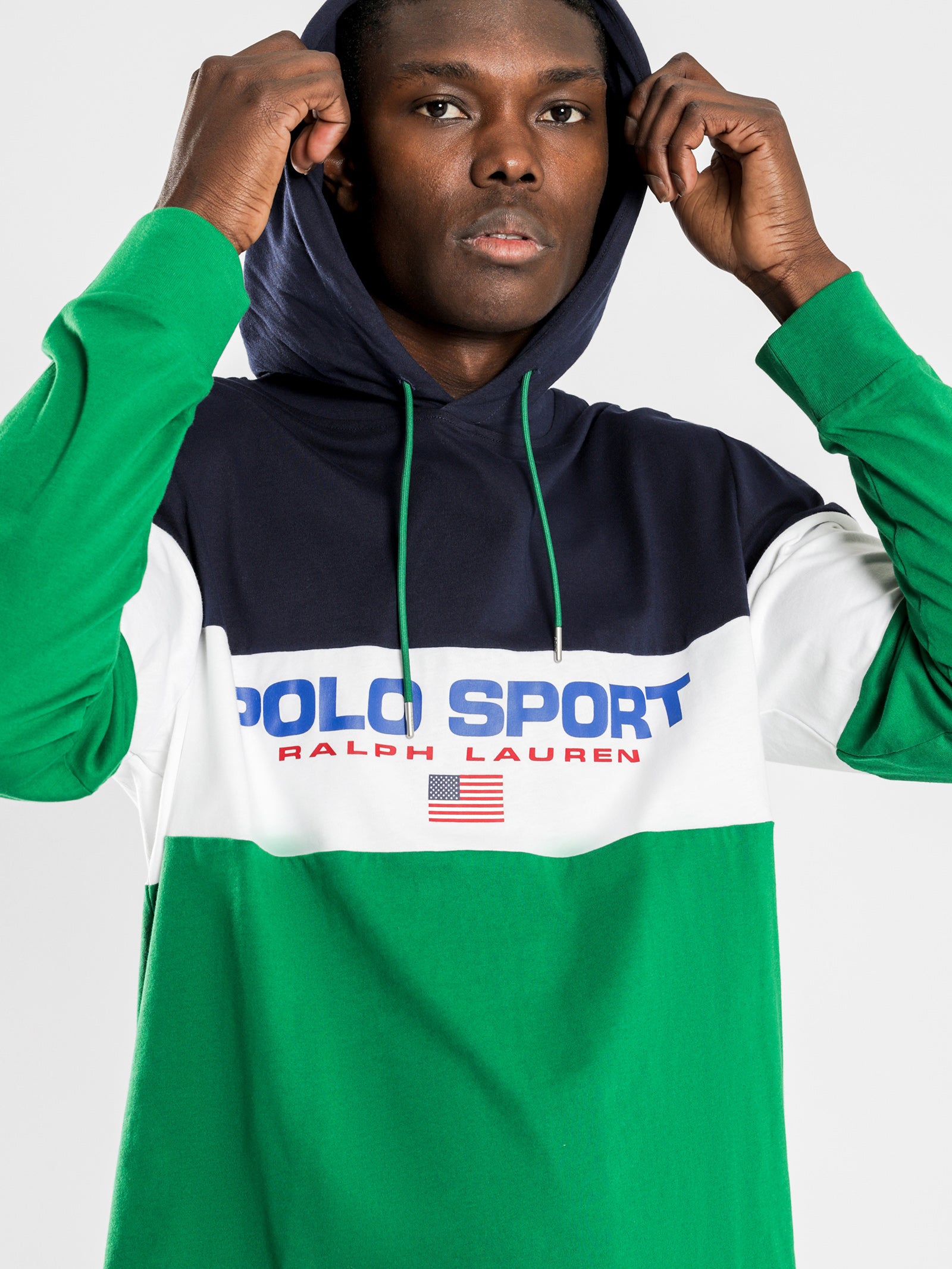 Polo Long Sleeve Hooded T-Shirt