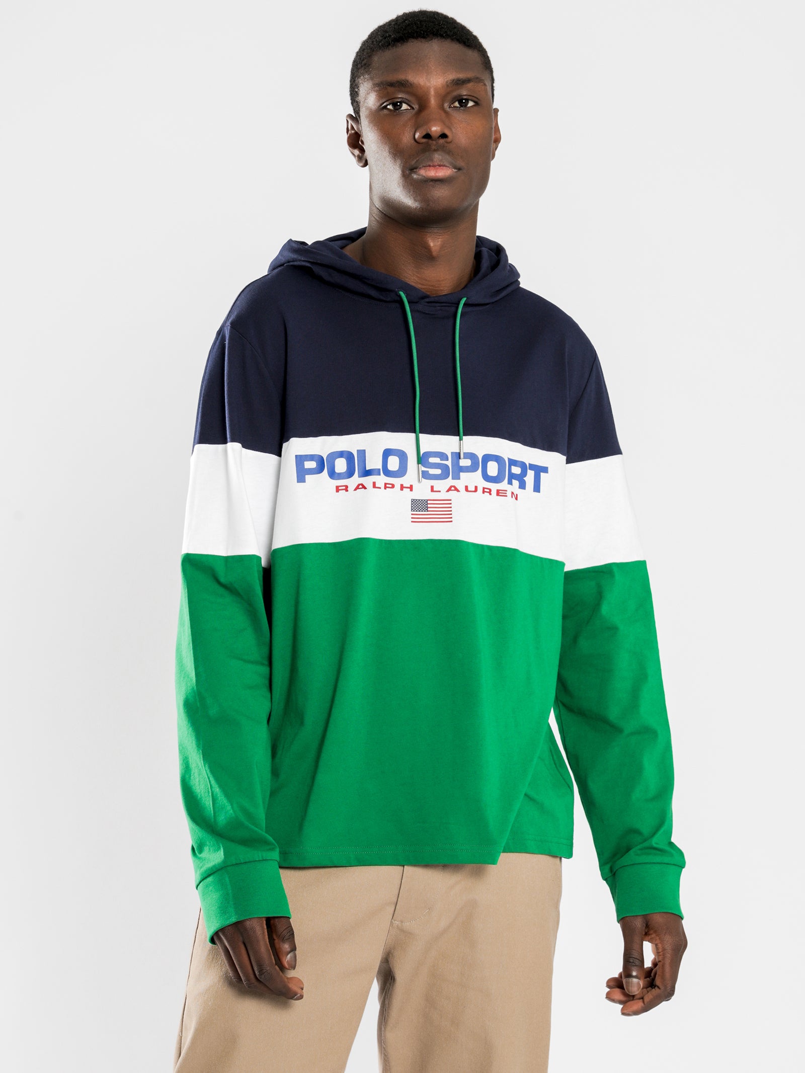 Polo Long Sleeve Hooded T-Shirt