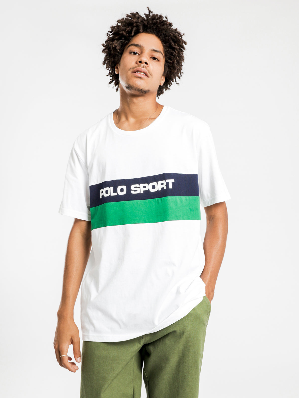 Polo Sport Short Sleeve T-Shirt in White
