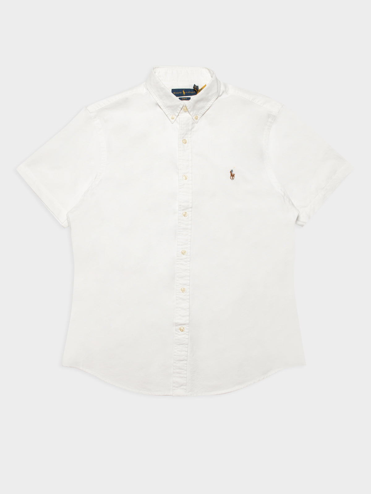 Short Sleeve Sport Shirt in White