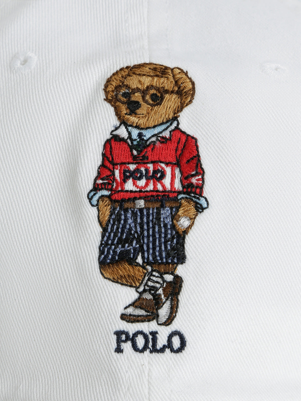 Polo Bear Classic Sport Cap in White