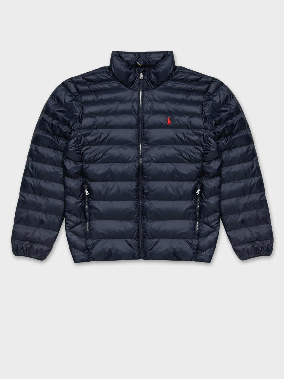 Recycled Lightweight Down Jacket in Navy Blue