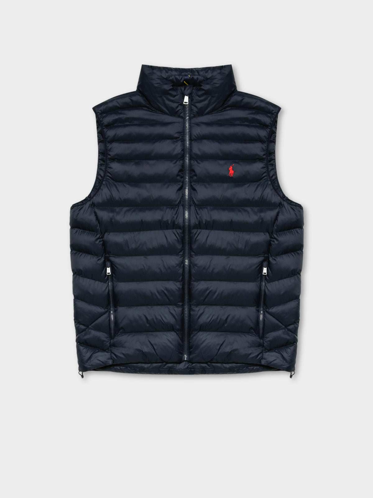 Recycled Lightweight Down Vest in Navy Blue