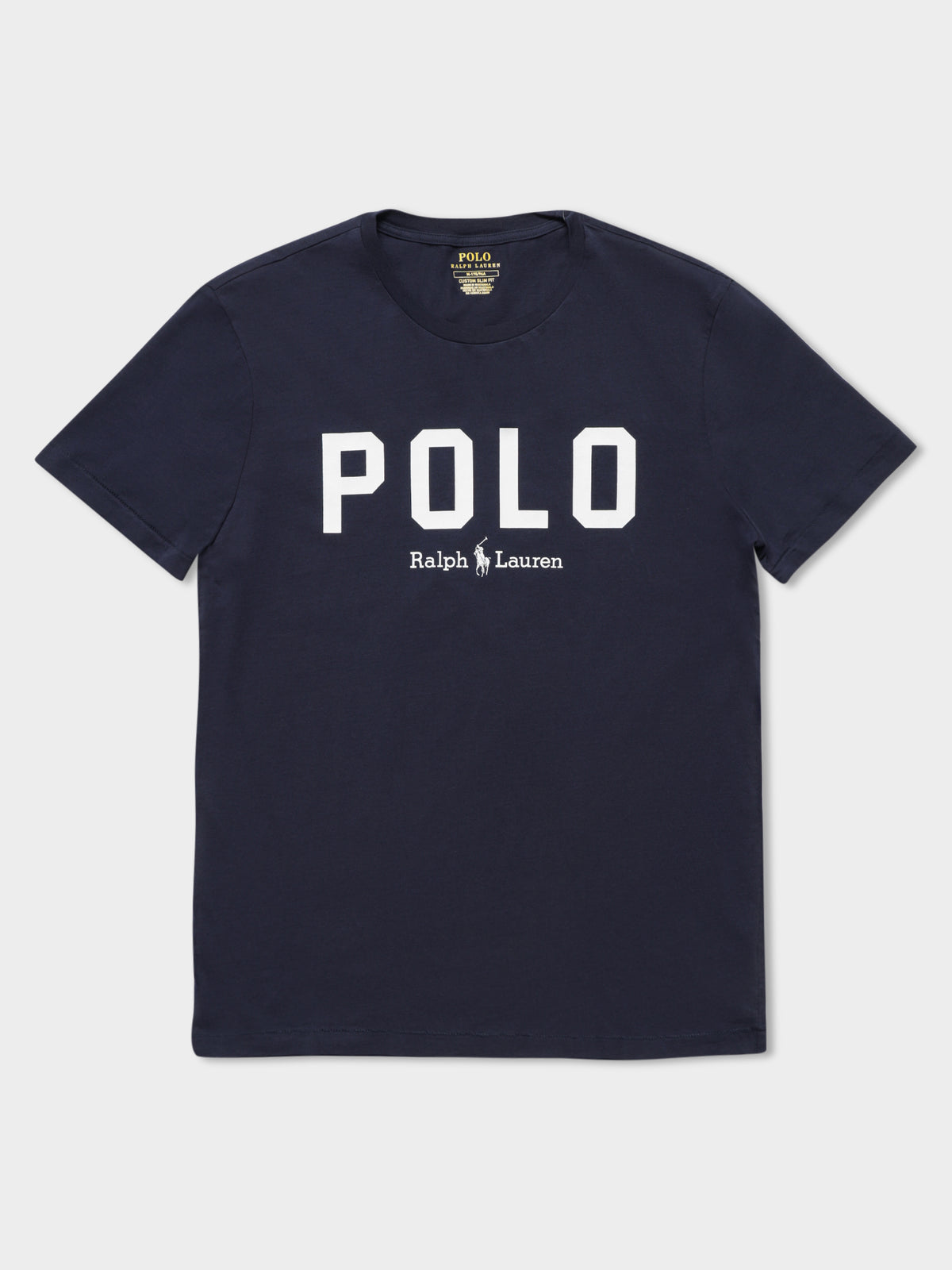 Polo Short Sleeve Jersey T-Shirt in Navy