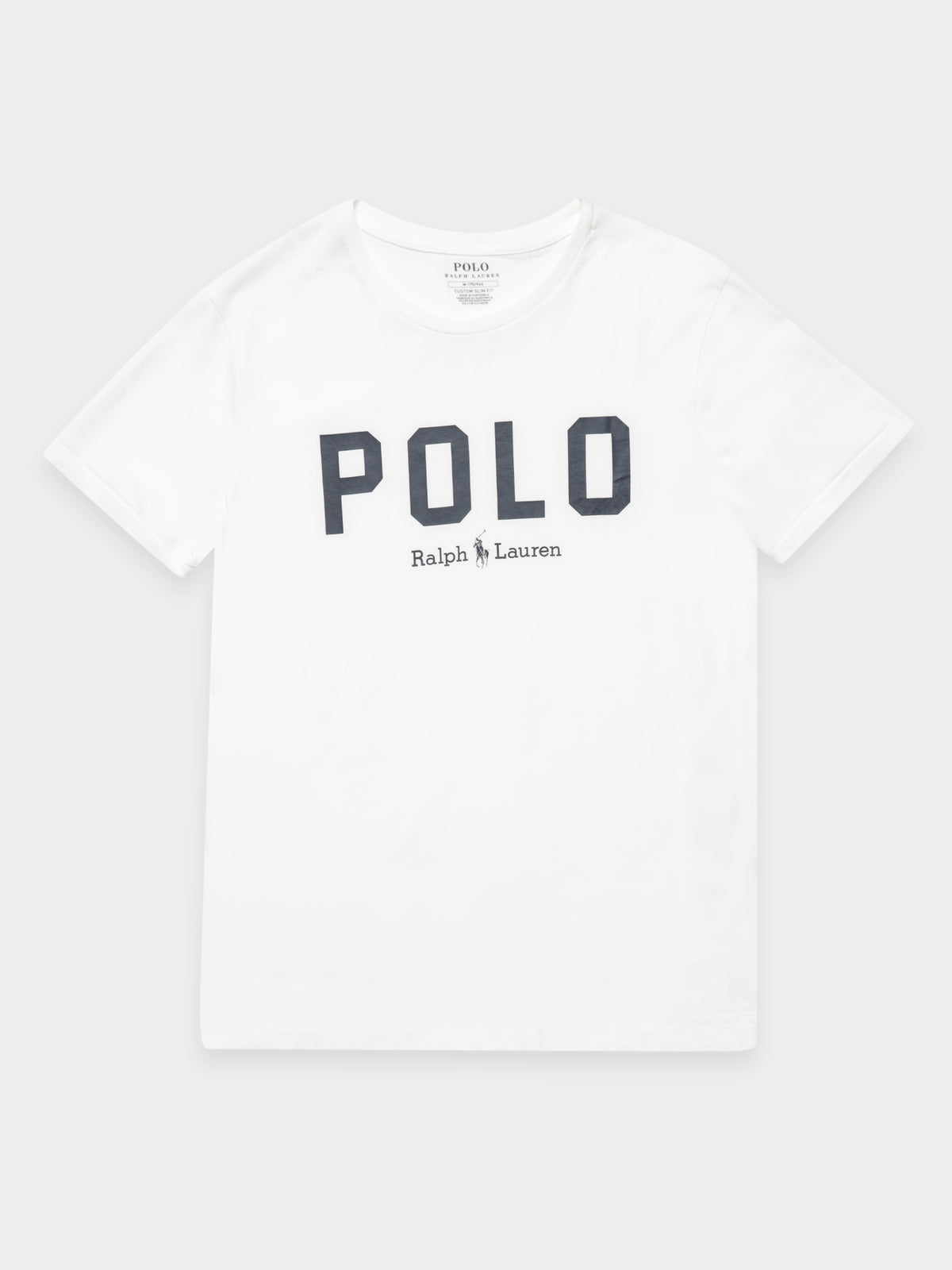 Polo Short Sleeve Jersey T-Shirt in White