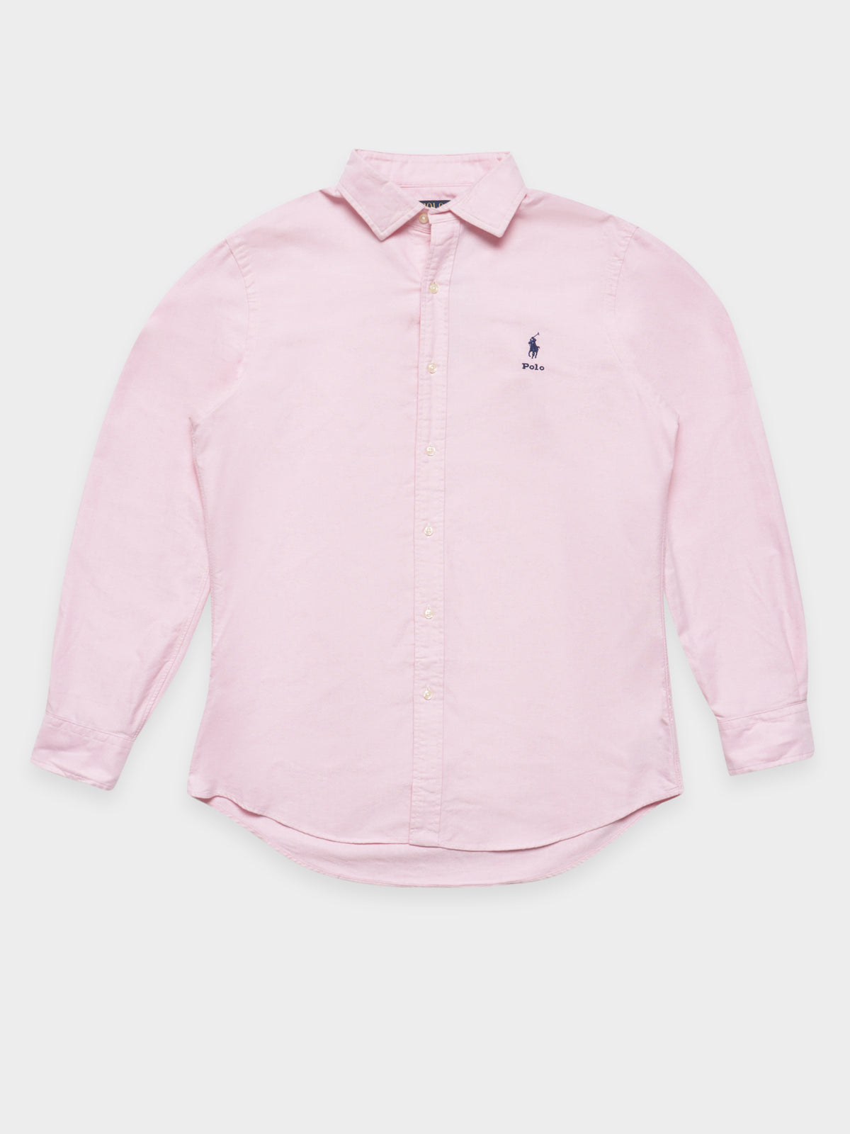 Oxford Long Sleeve Shirt in Light Pink
