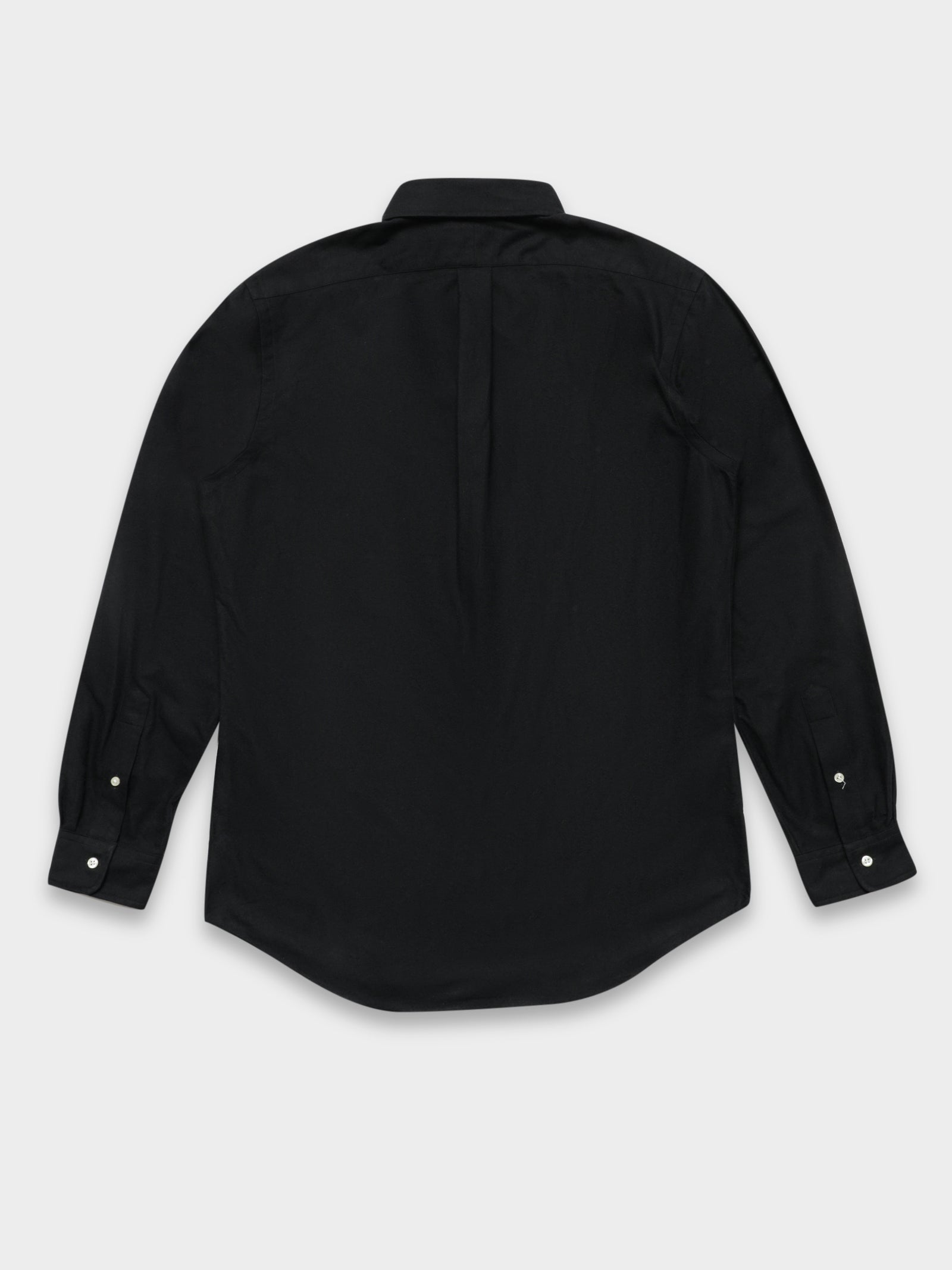 Woven Polo Bear Long Sleeve Shirt