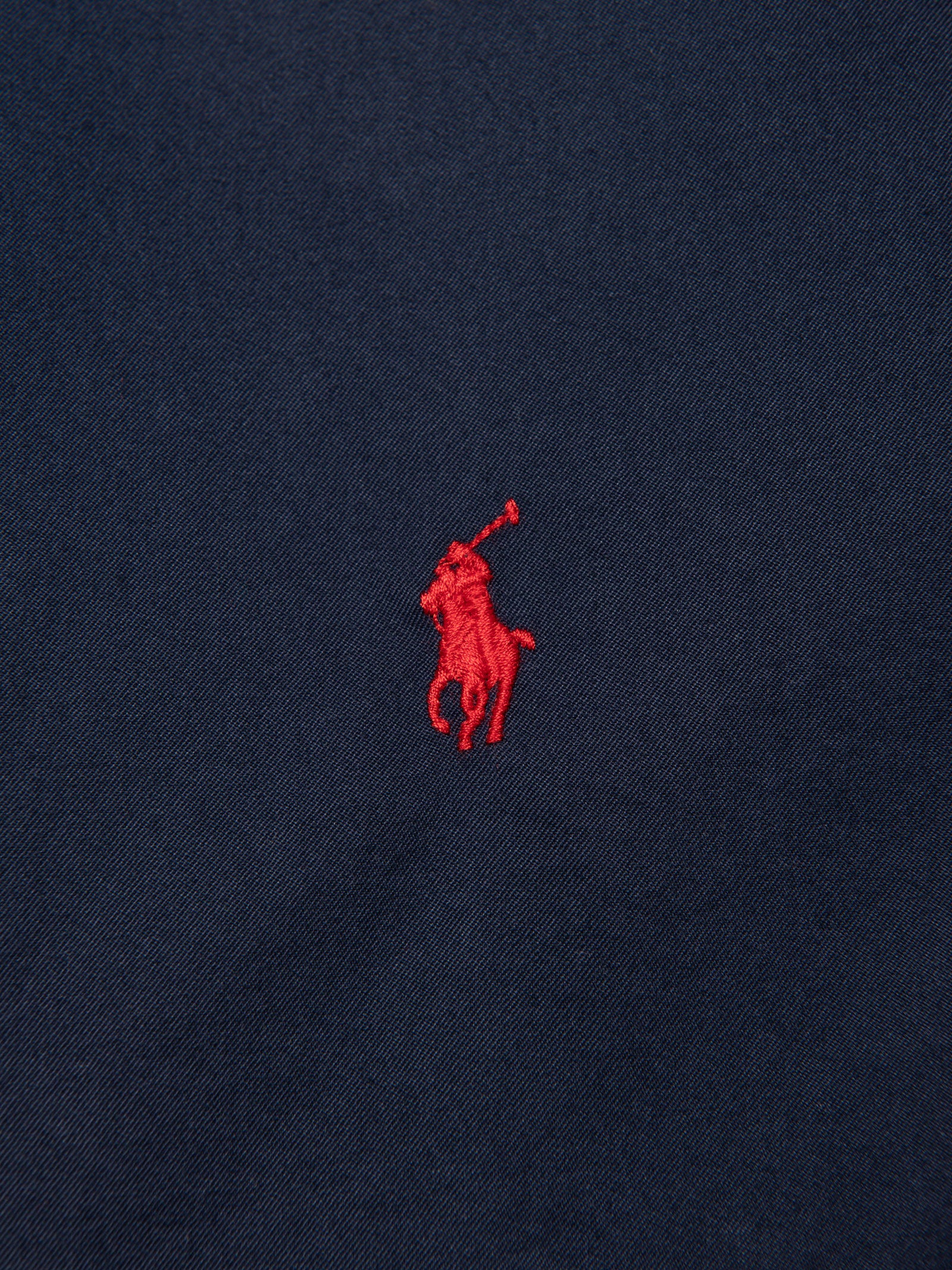 Slim Fit Twill Long Sleeve Shirt