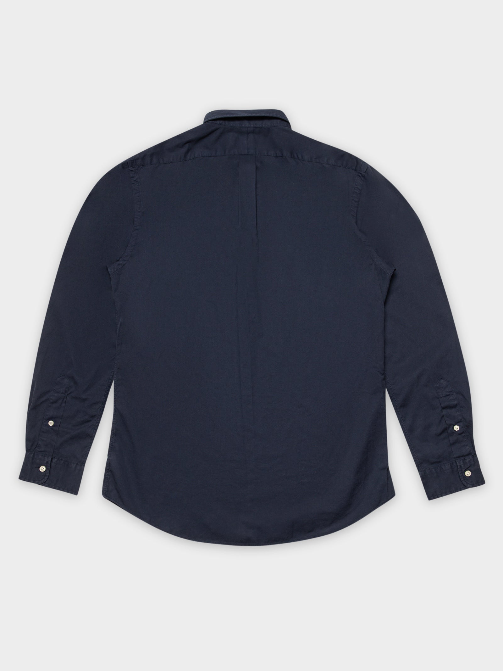 Slim Fit Twill Long Sleeve Shirt