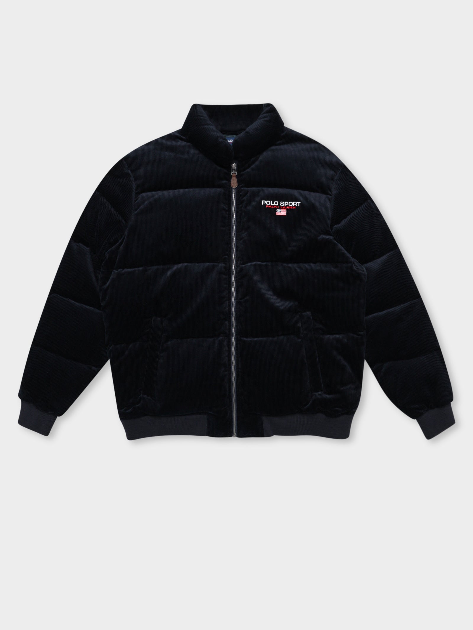 Cord Puffer Insulated Bomber Jacket