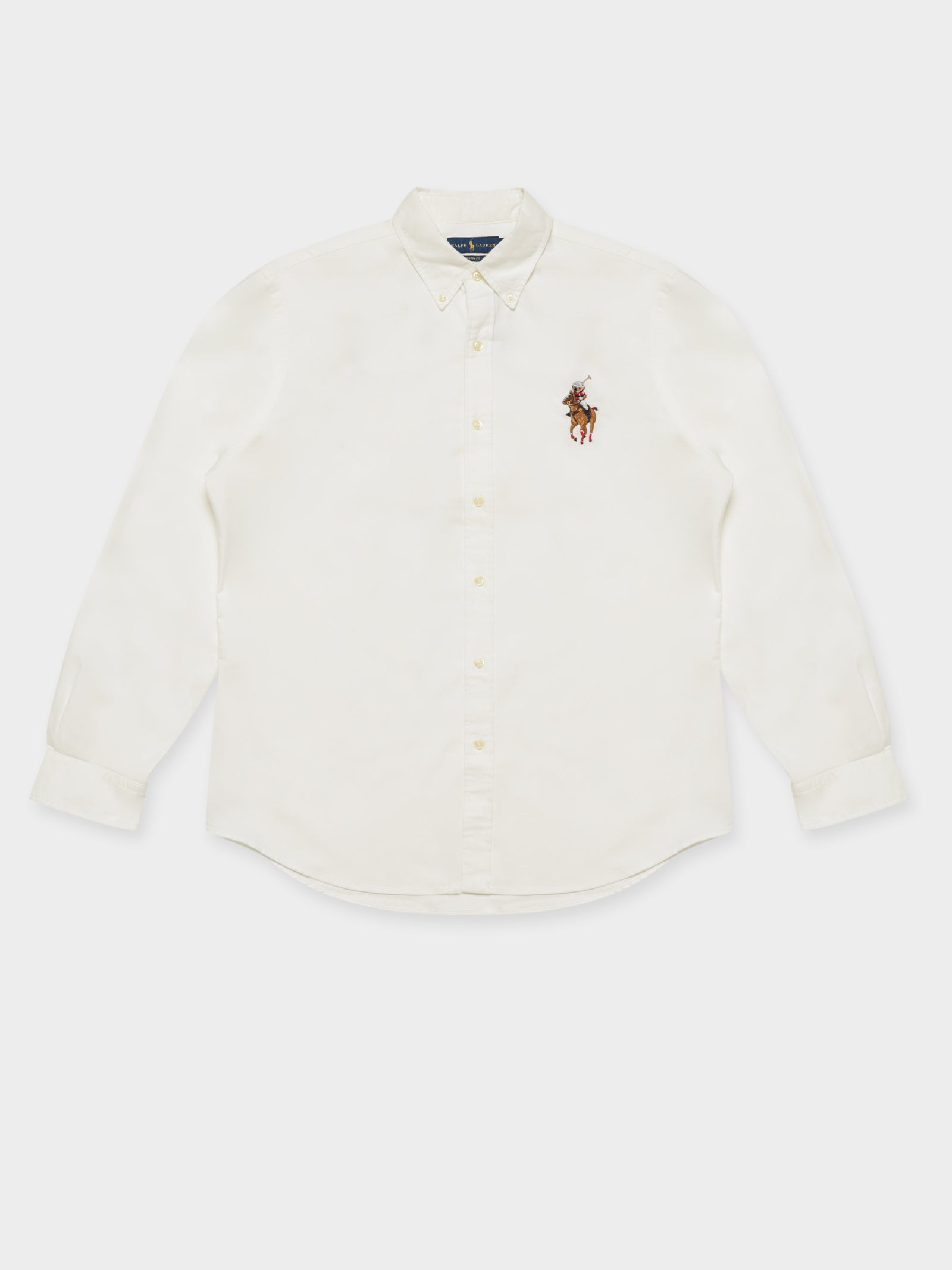 Custom-Fit Polo Bear Oxford Shirt