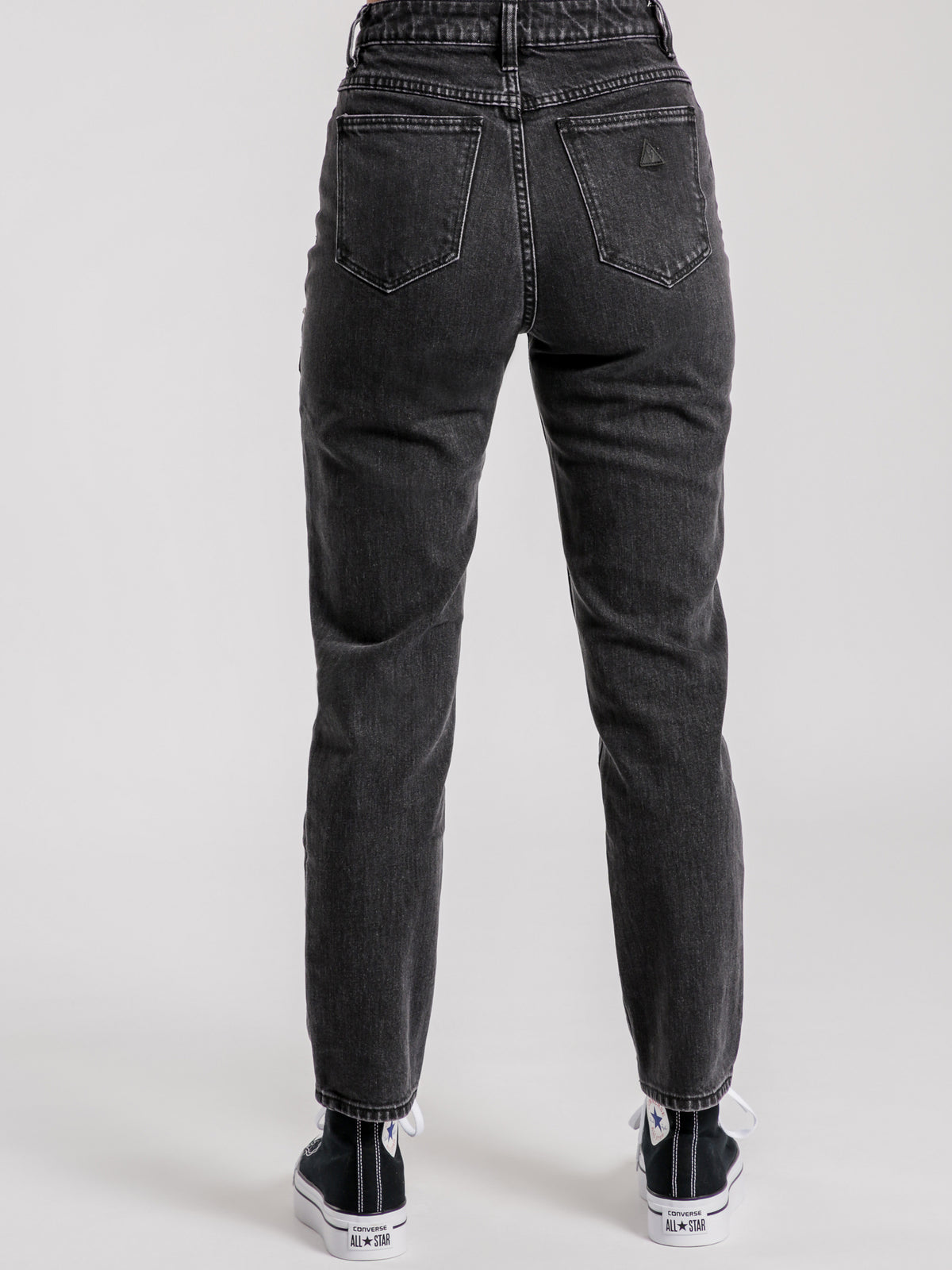 94 High Slim Jeans in Stud Lover Black Denim