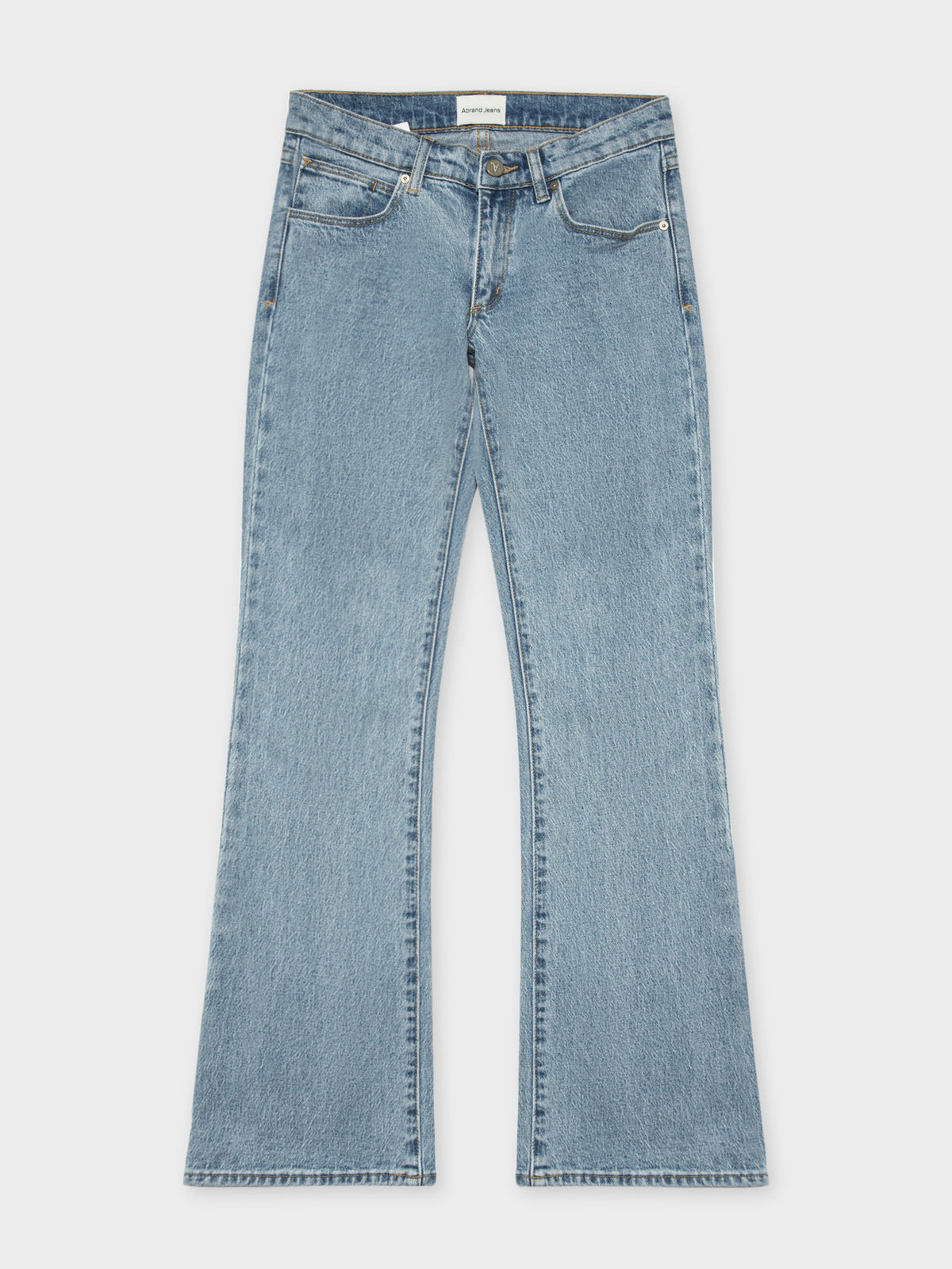 A 99 Low-Rise Boot Leg Jeans in Ariane Blue