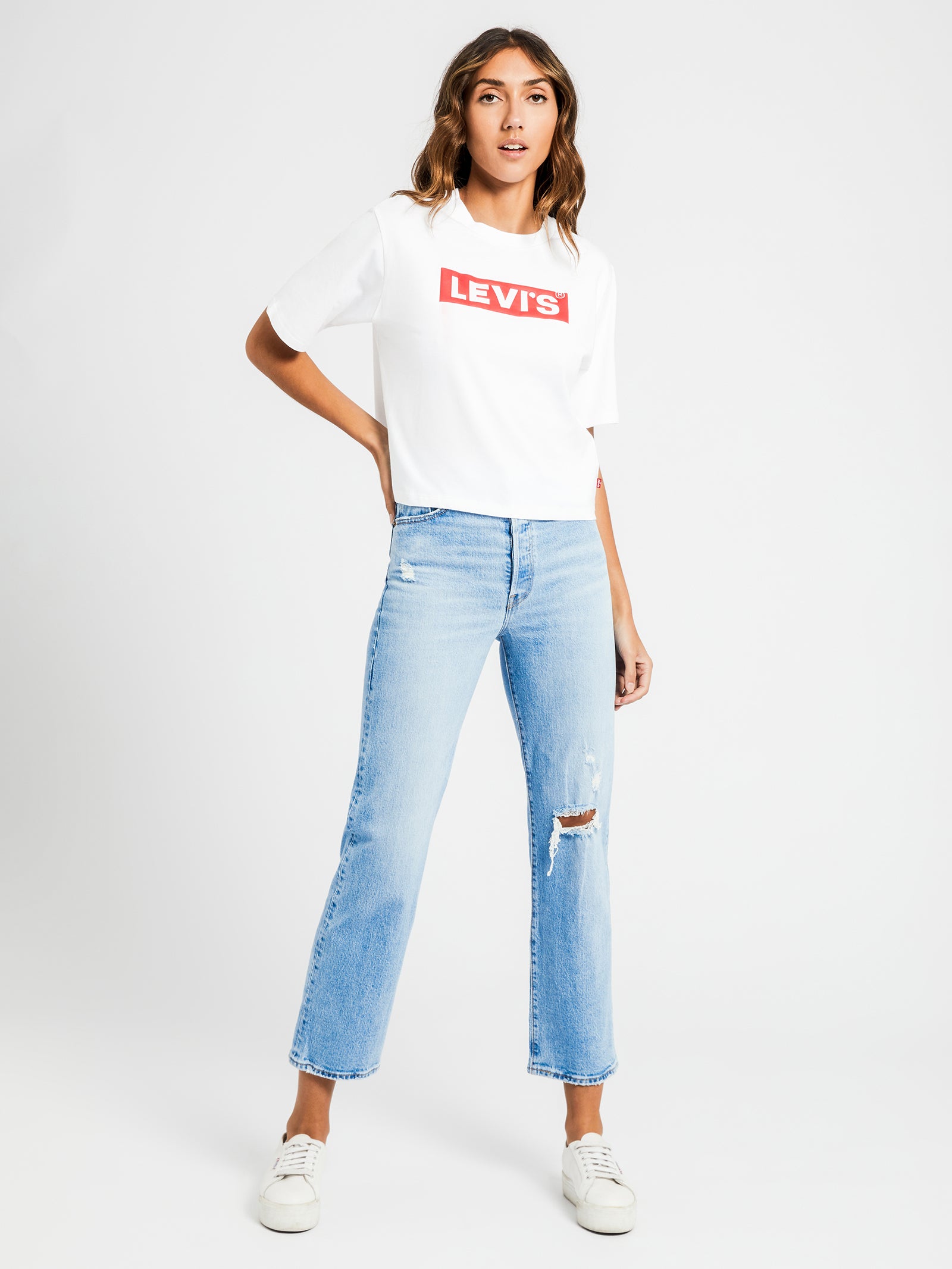 Ribcage Straight Ankle Jeans