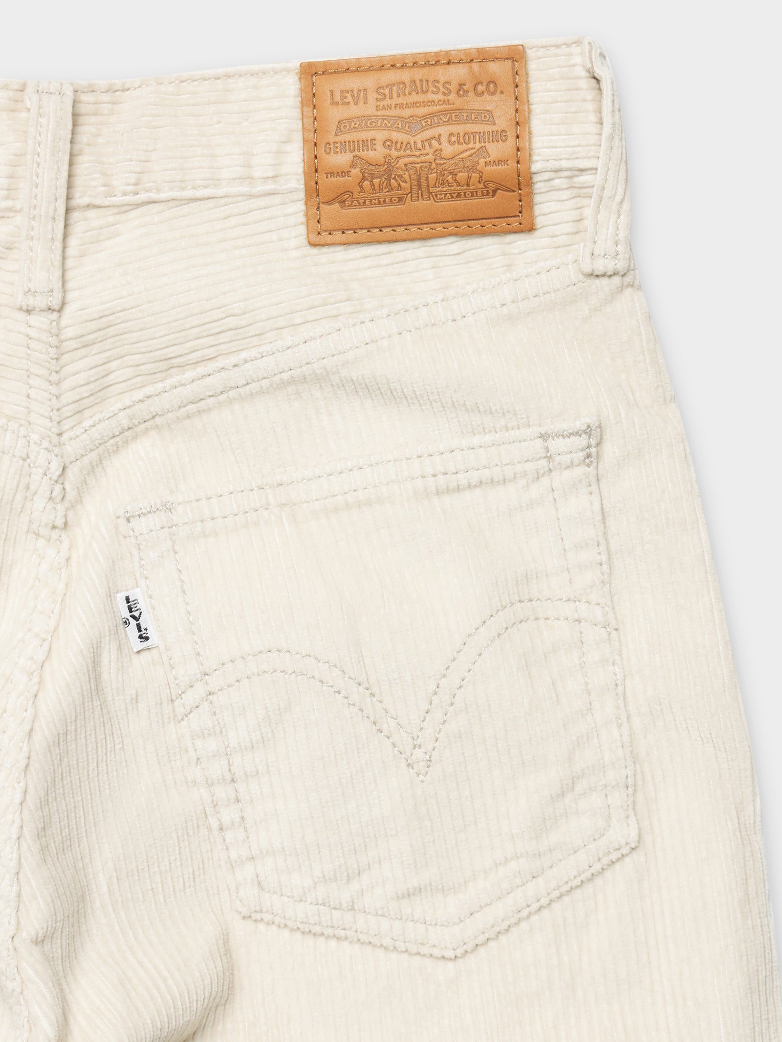 Ribcage Straight Ankle Corduroy Pants
