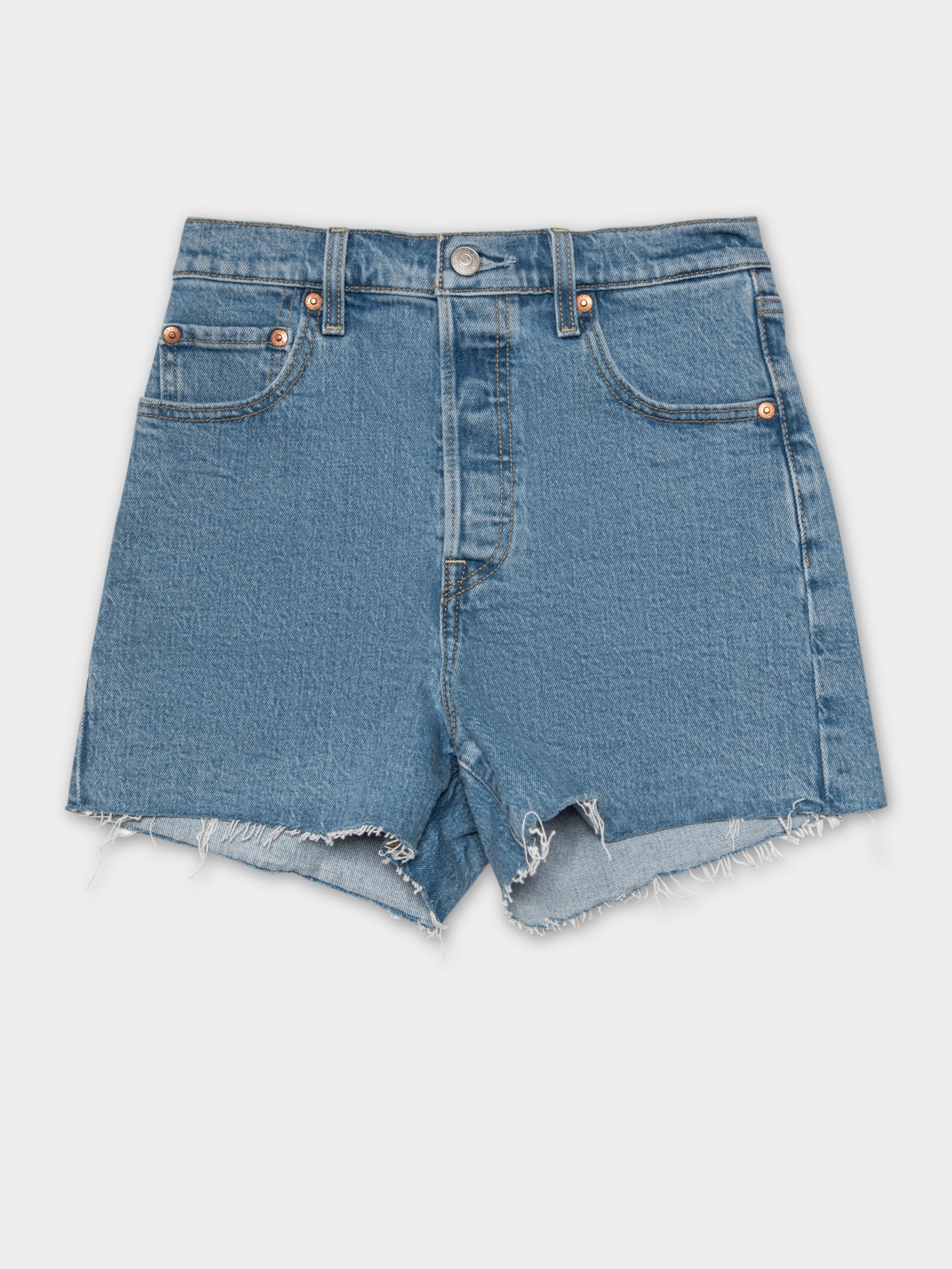 Ribcage Denim Shorts