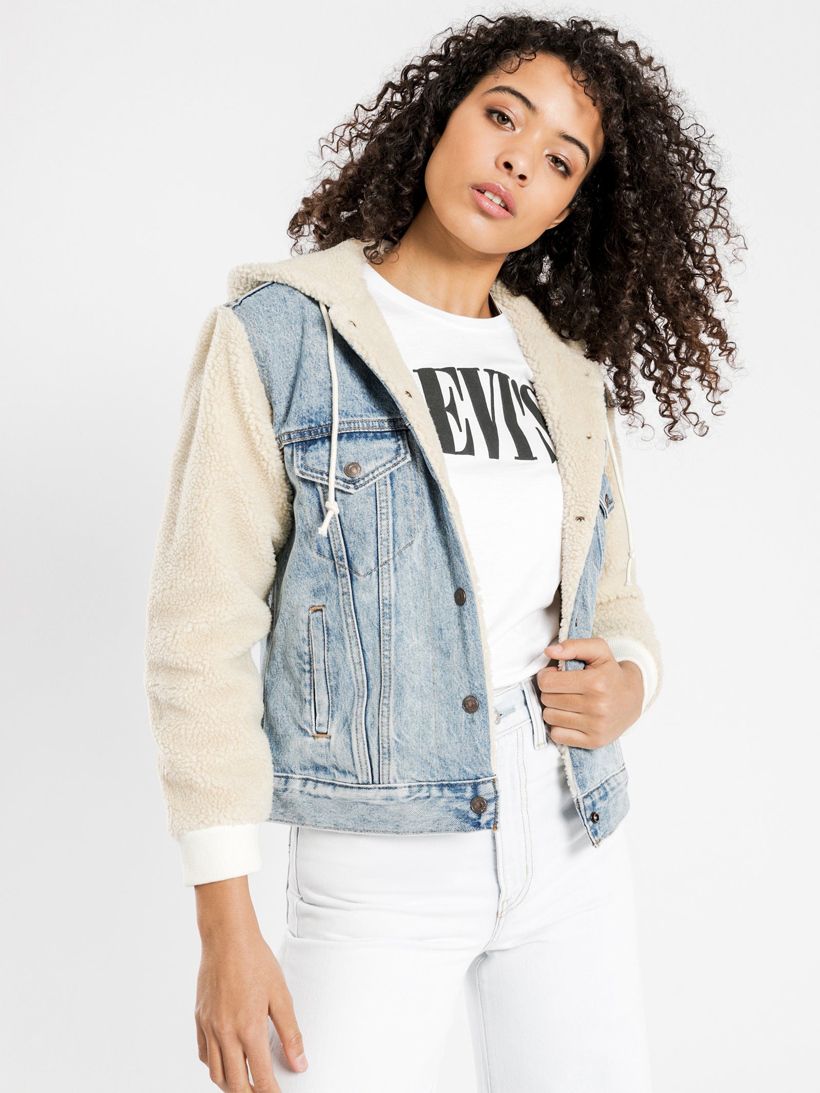 Ex BF Sherpa Trucker Jacket