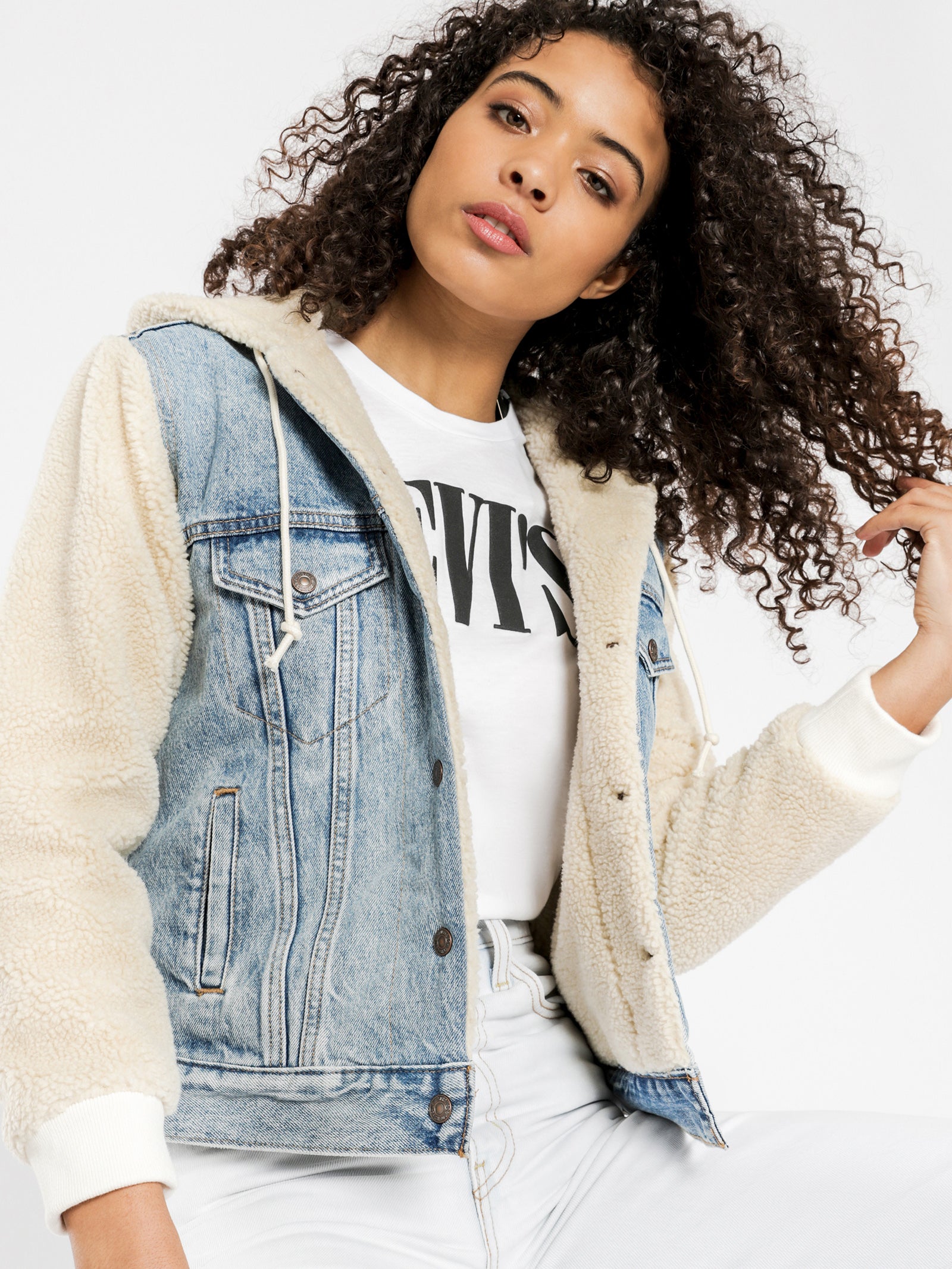 Ex BF Sherpa Trucker Jacket