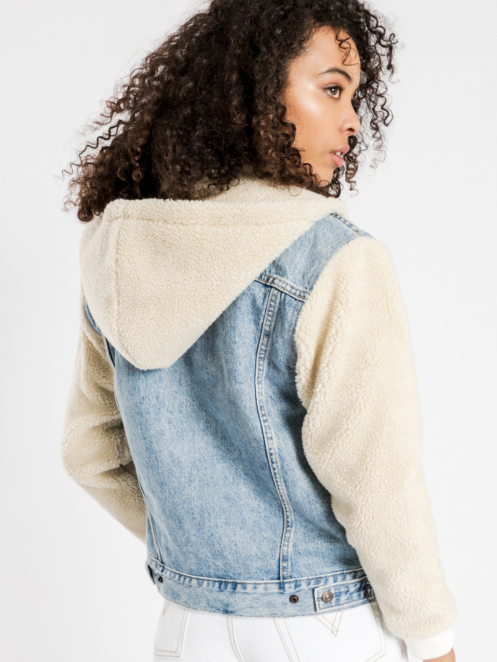 Ex BF Sherpa Trucker Jacket