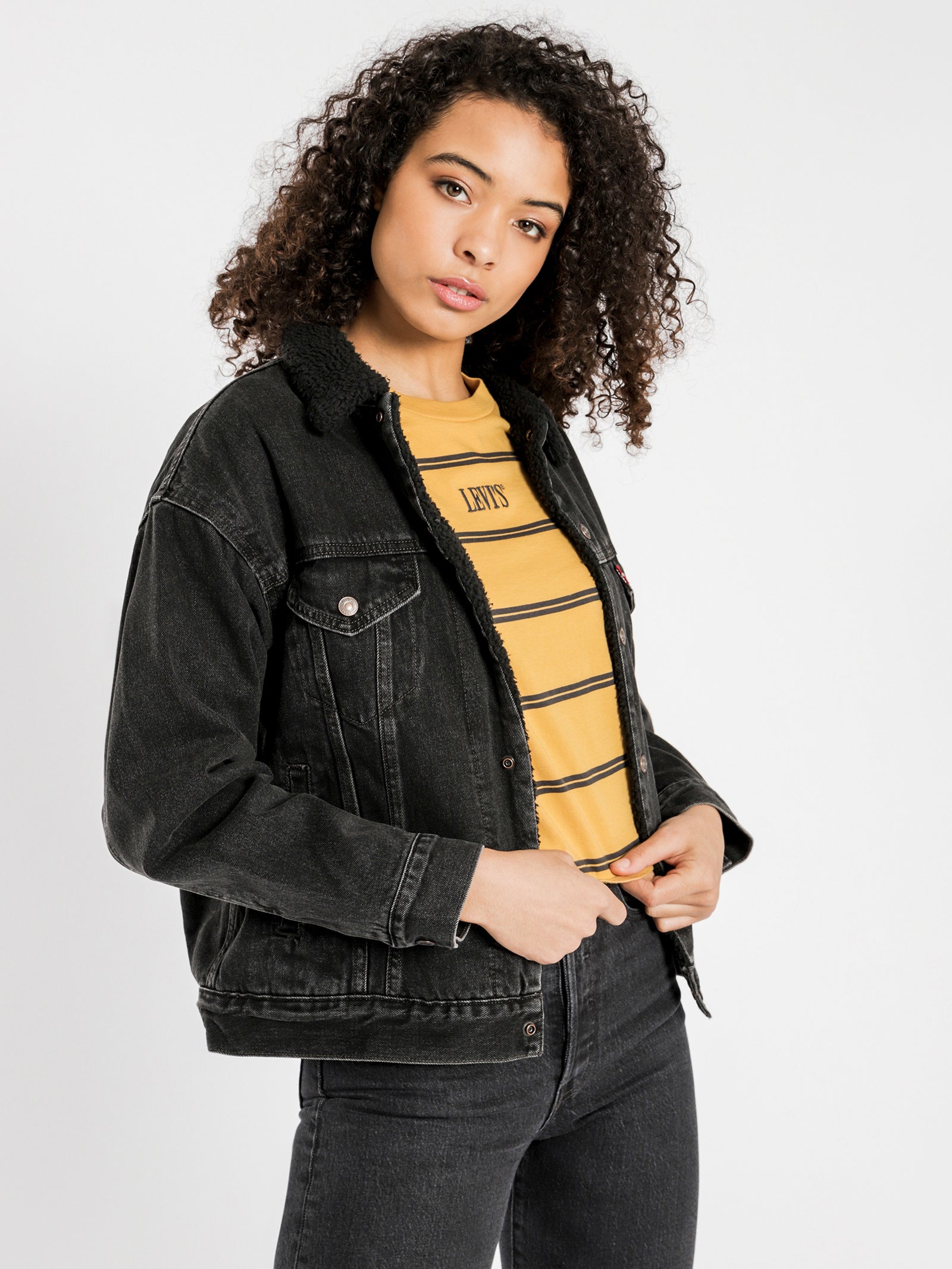 Dad Sherpa Trucker Jacket