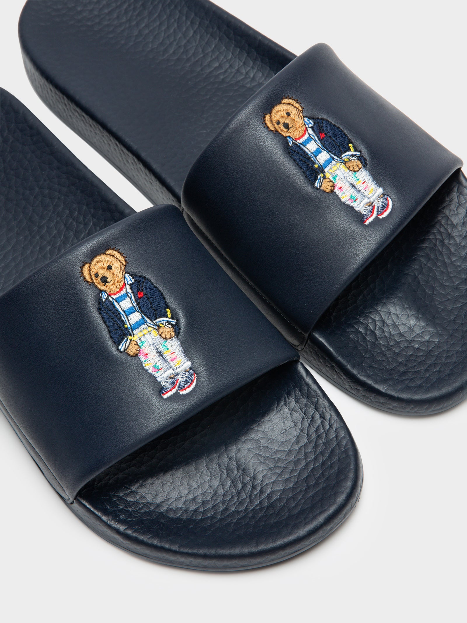 Pool Slide Ralph Lauren Teddy Bear Sliders Mens Polo Bear Slides