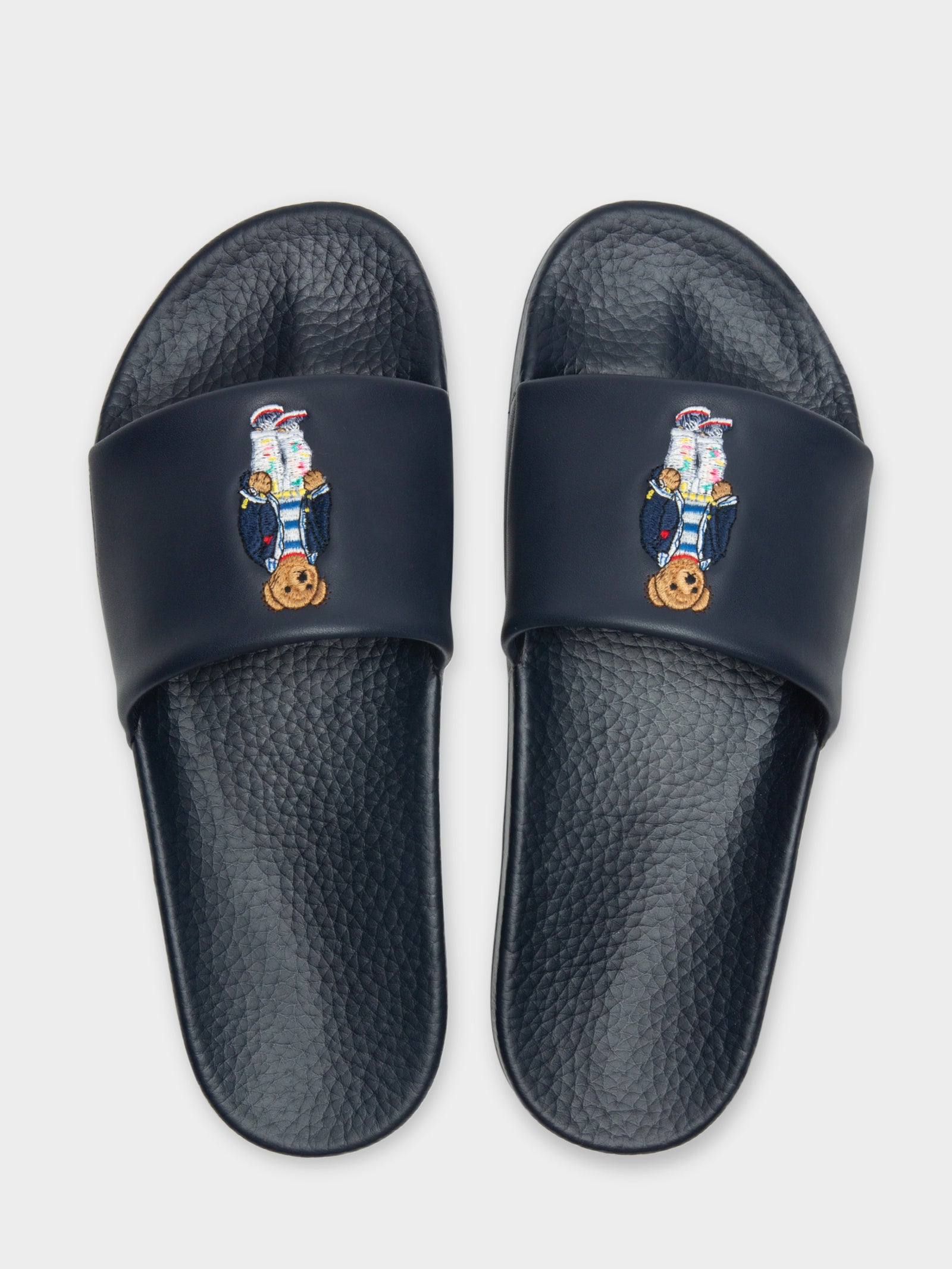 Mens Polo Bear Slides