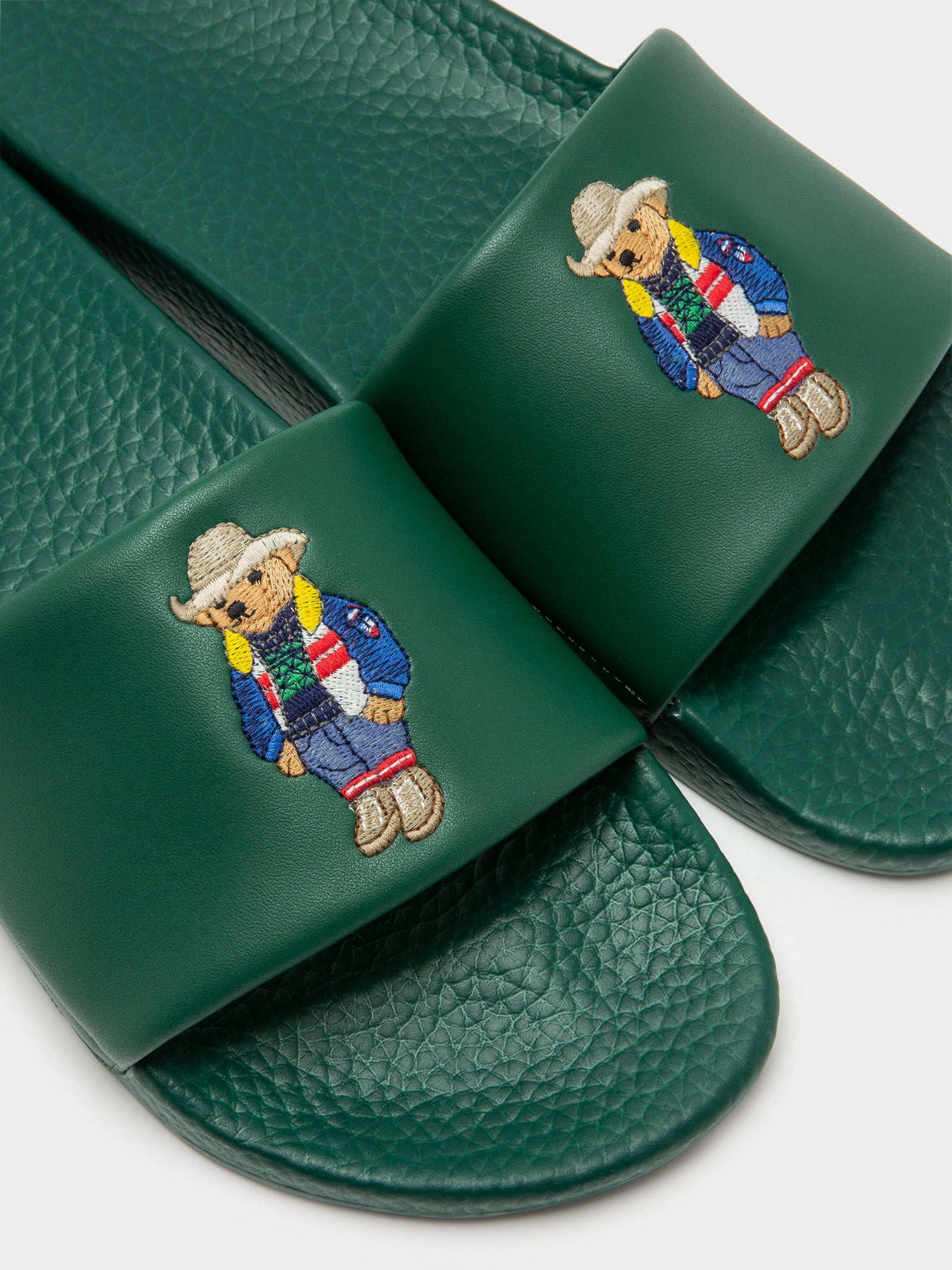 Unisex Polo Bear Slides