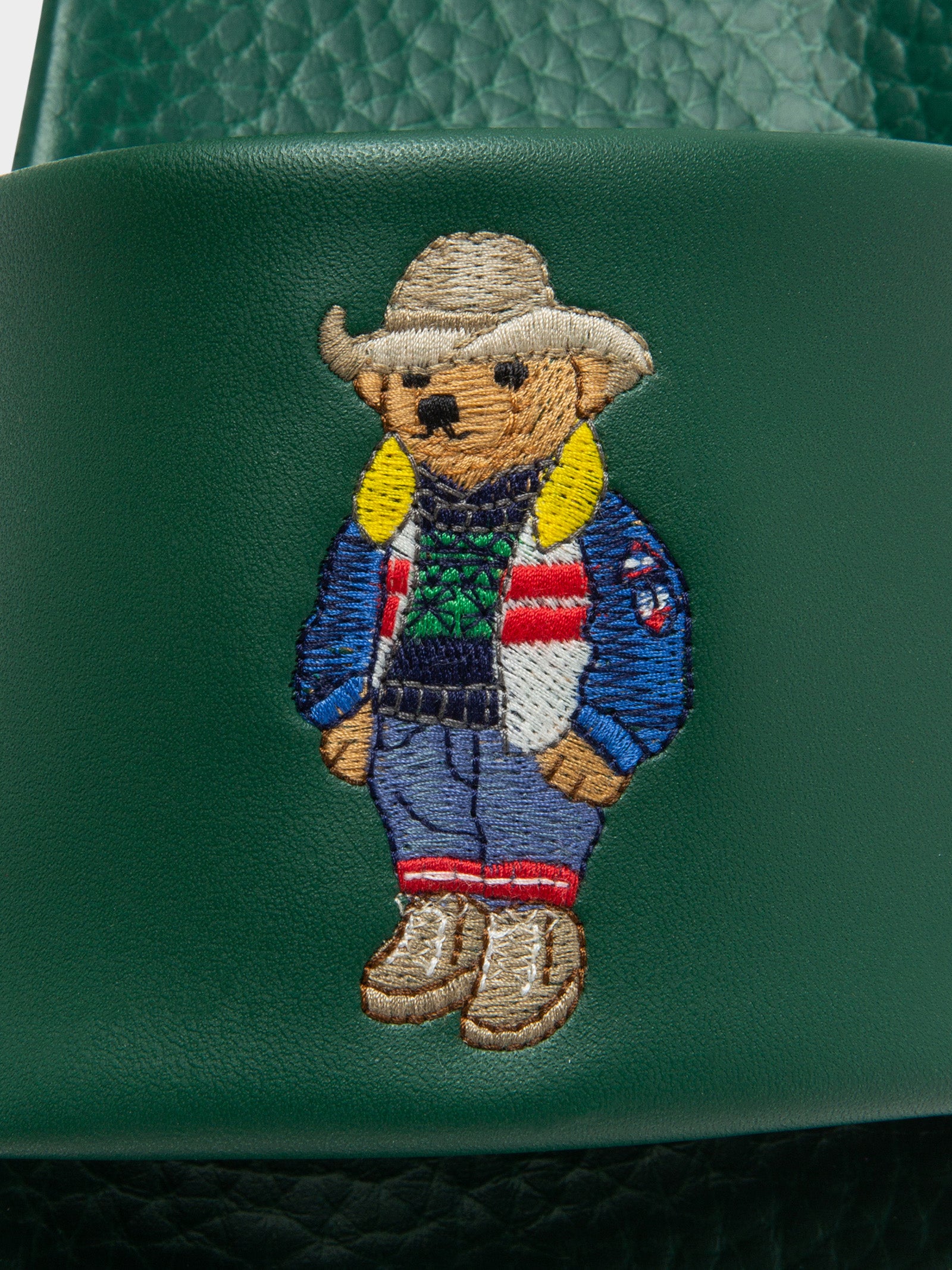 Unisex Polo Bear Slides