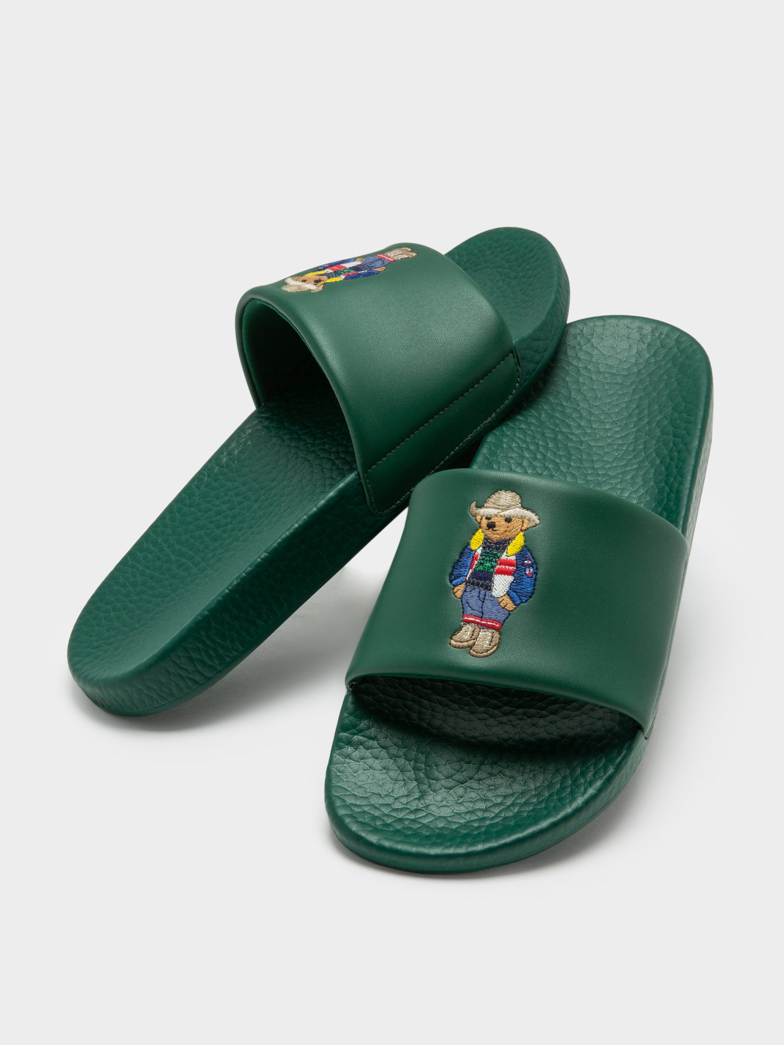 Unisex Polo Bear Slides