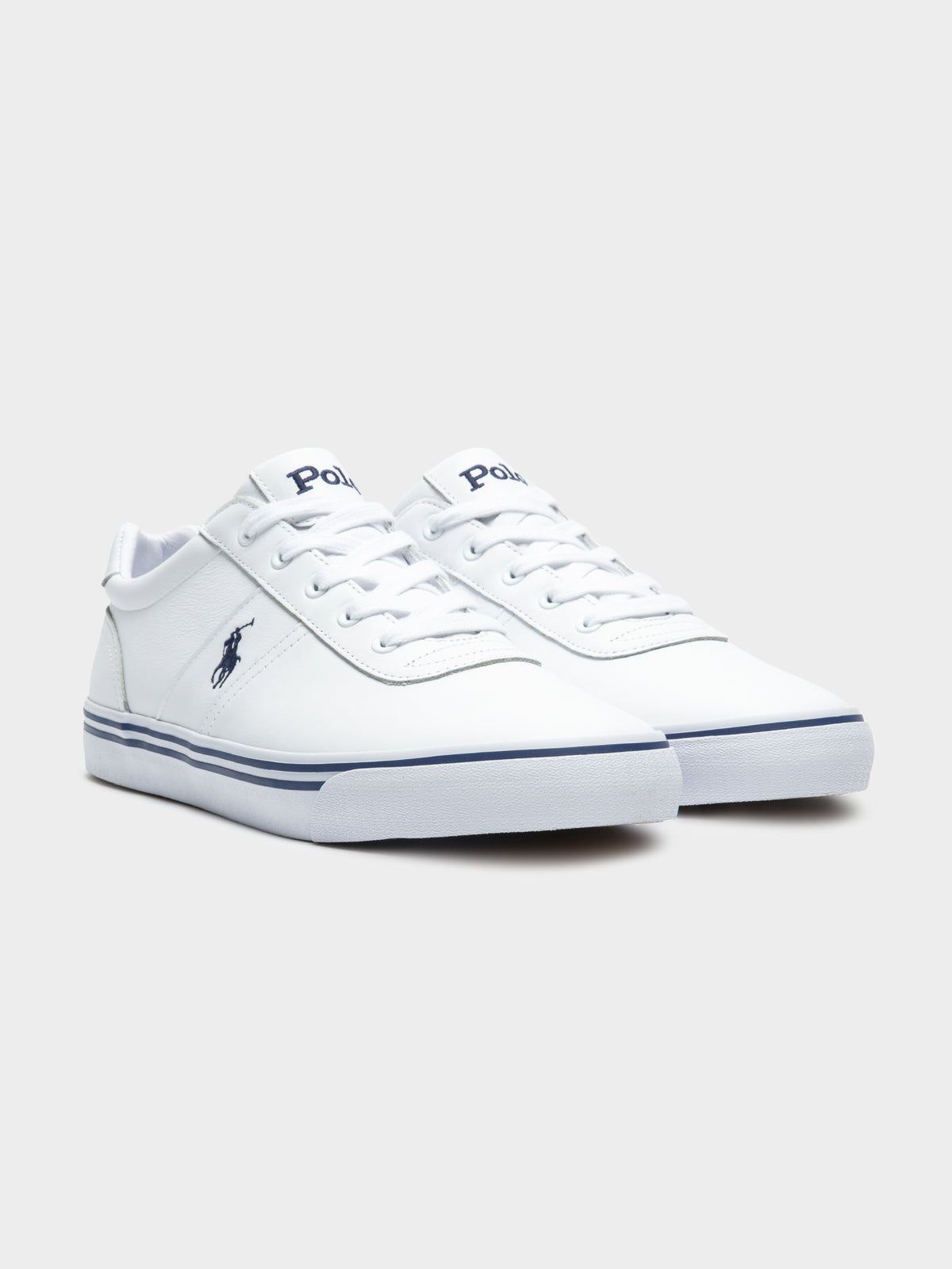 Mens Hanford Vulcanized Sneakers in White